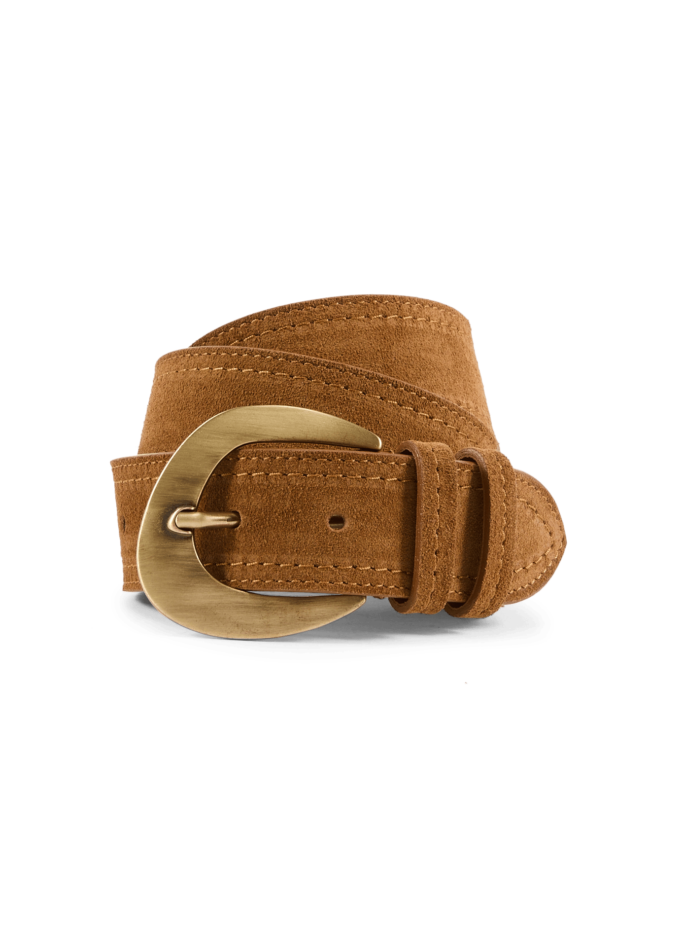 Cowhide leather belt AU PRINTEMPS PARIS Brown
