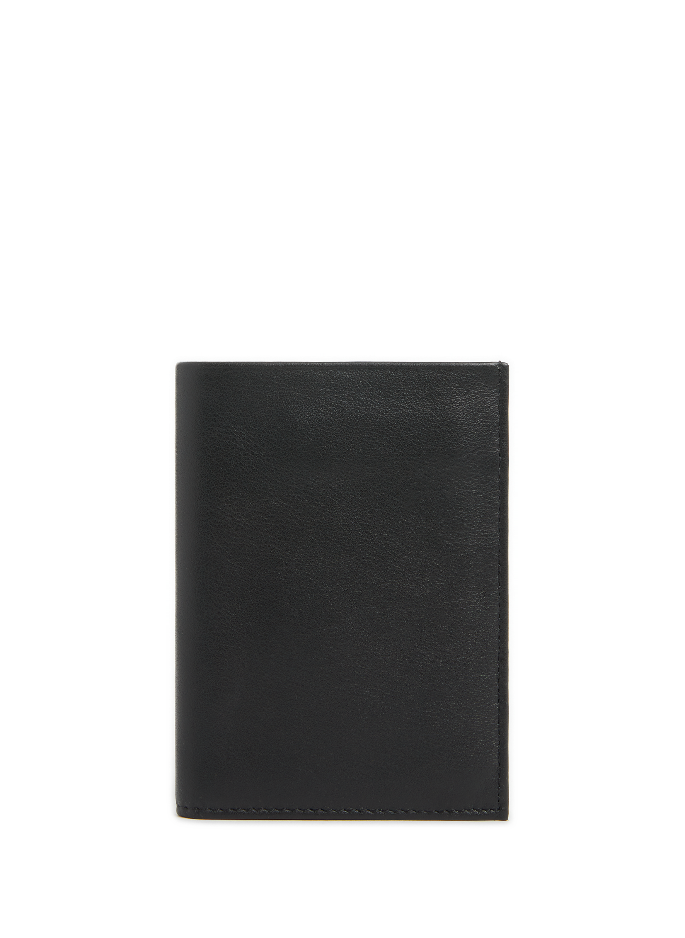 Leather wallet pm fra 582 v pf 1 flap junior SAISON 1865 Black