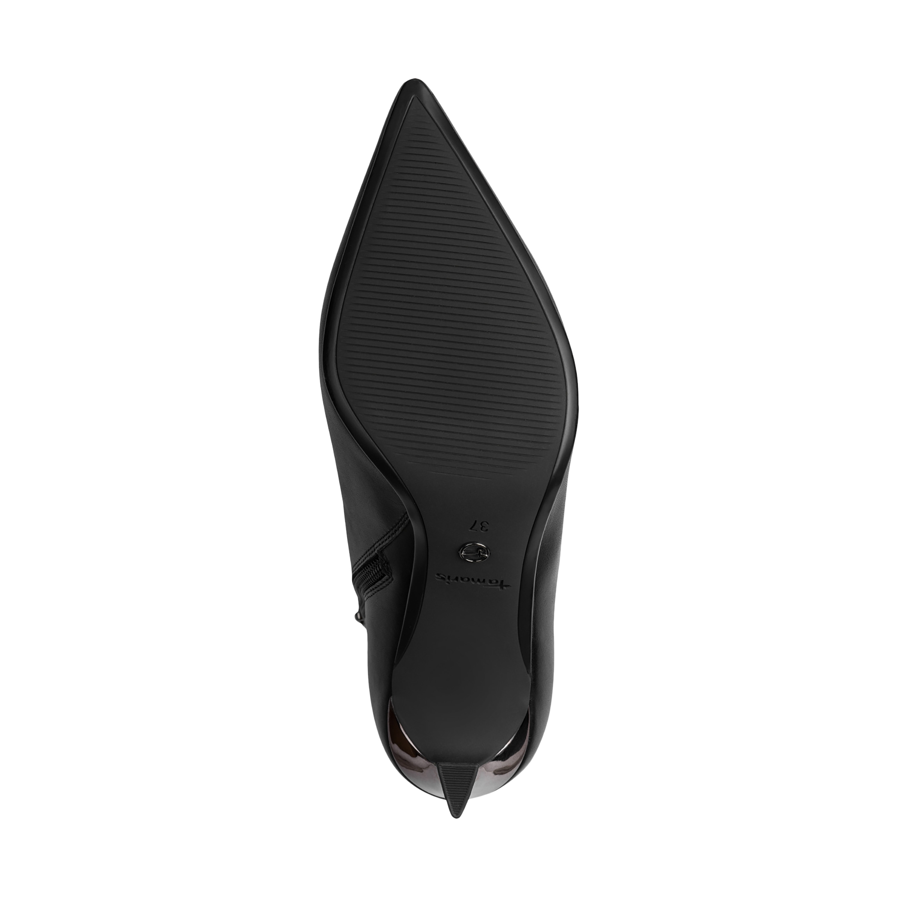 Leather ankle boot TAMARIS Black