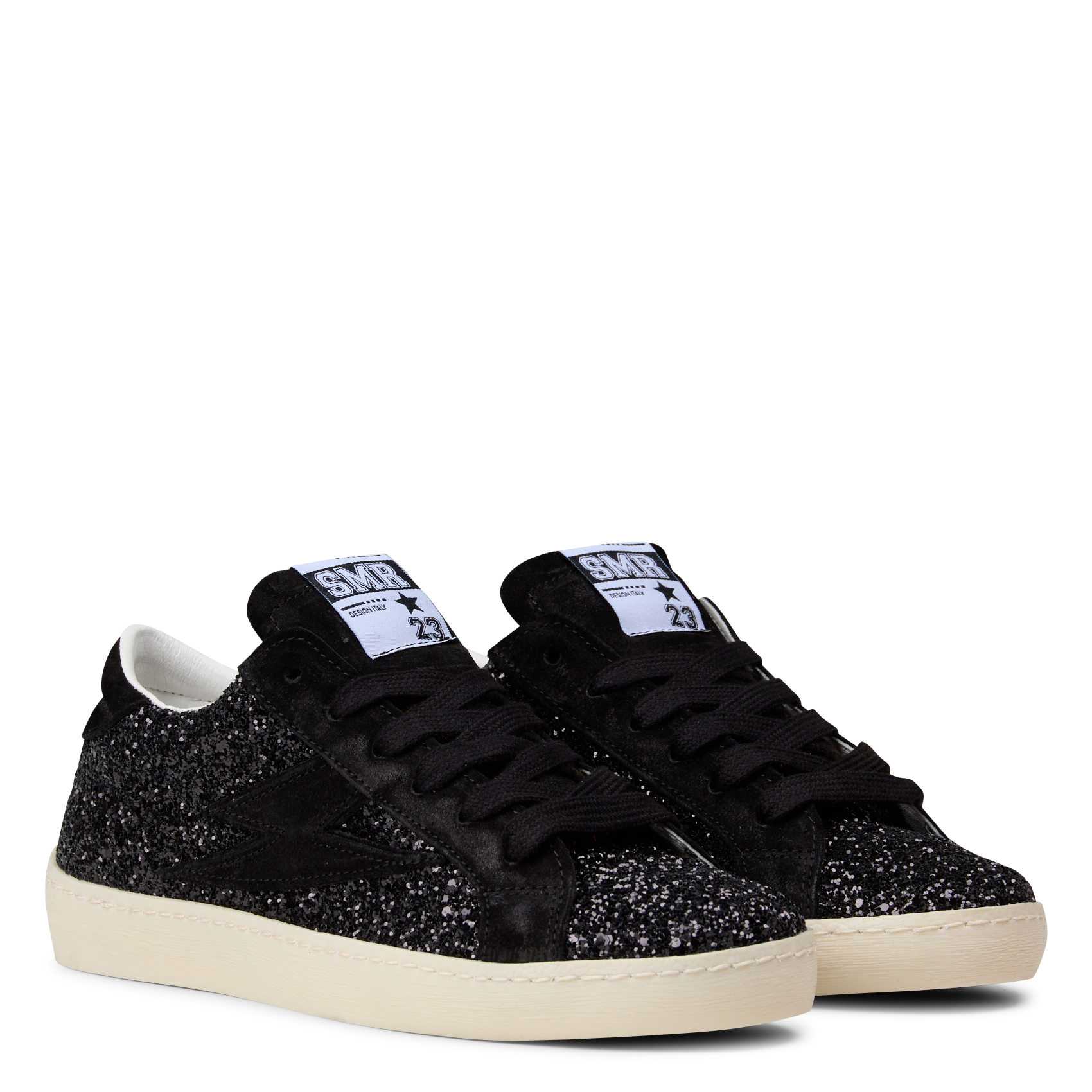 Lage sneakers met pailletten SEMERDJIAN - SMR Zwart