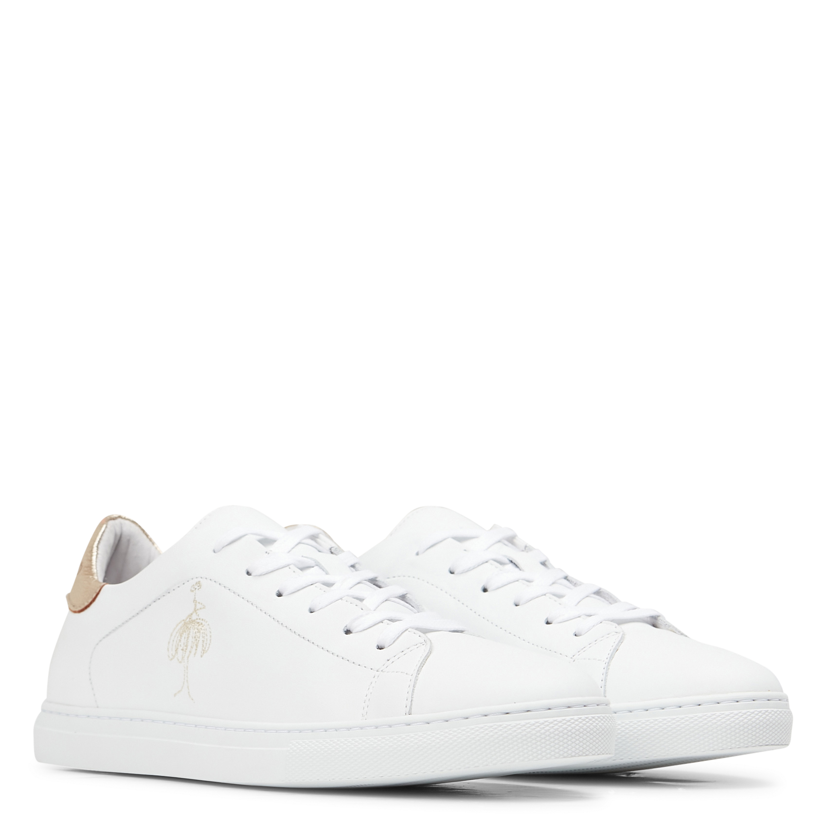 Baskets basses en cuir  ONE STEP Blanc