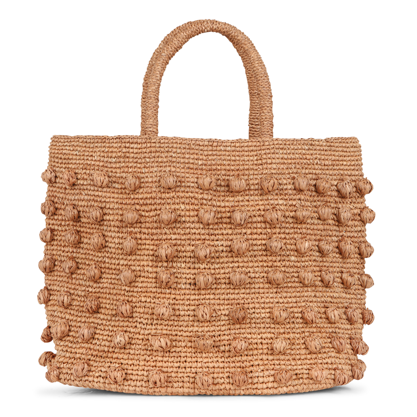 Raffia handbag CAMALYA Beige
