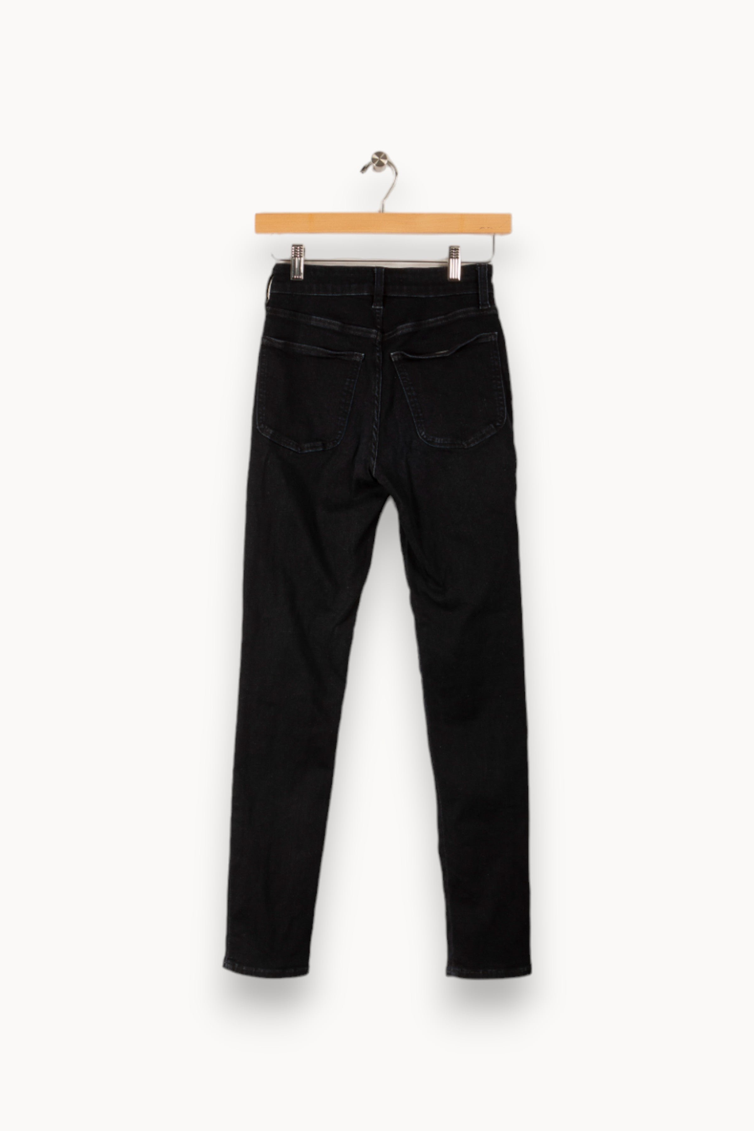 Cropped slim jeans with studs COMPTOIR DES COTONNIERS - Seconde main Blue
