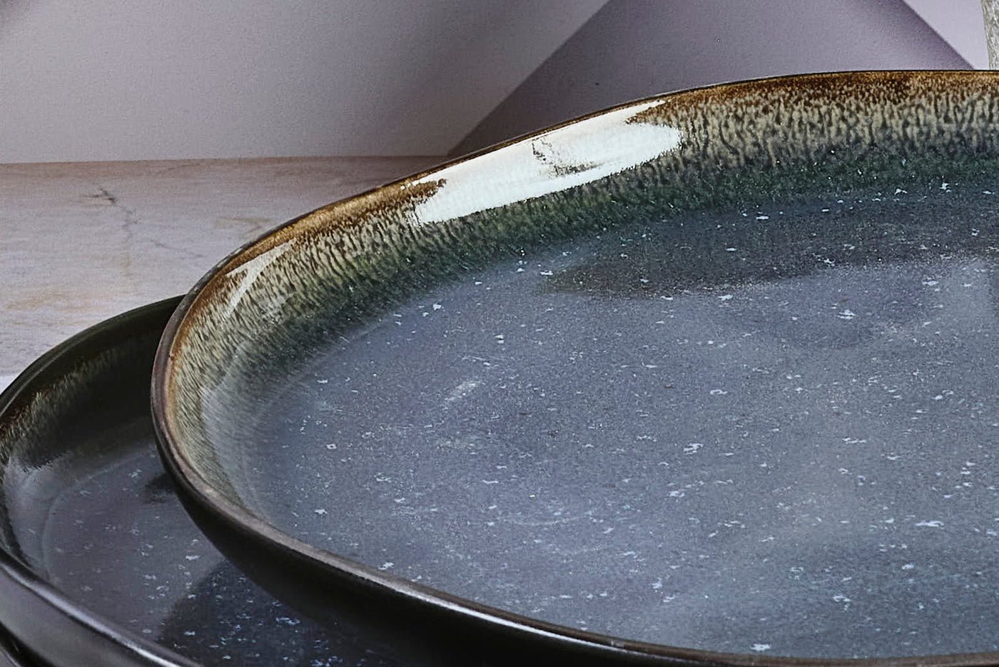 Iris Plate ø26cm - 6 pieces - midnight blue BJORN Blue