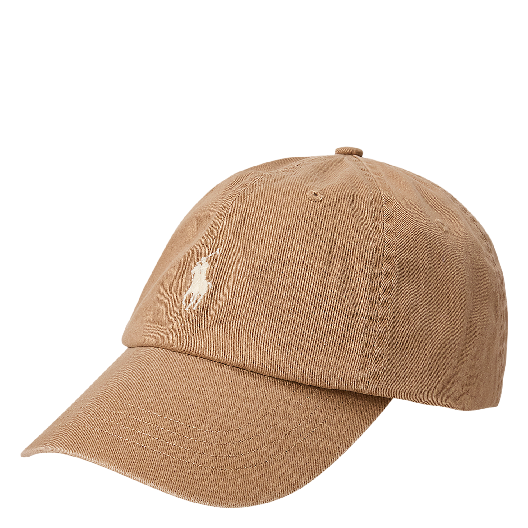 Cotton cap with embroidered logo POLO RALPH LAUREN Beige