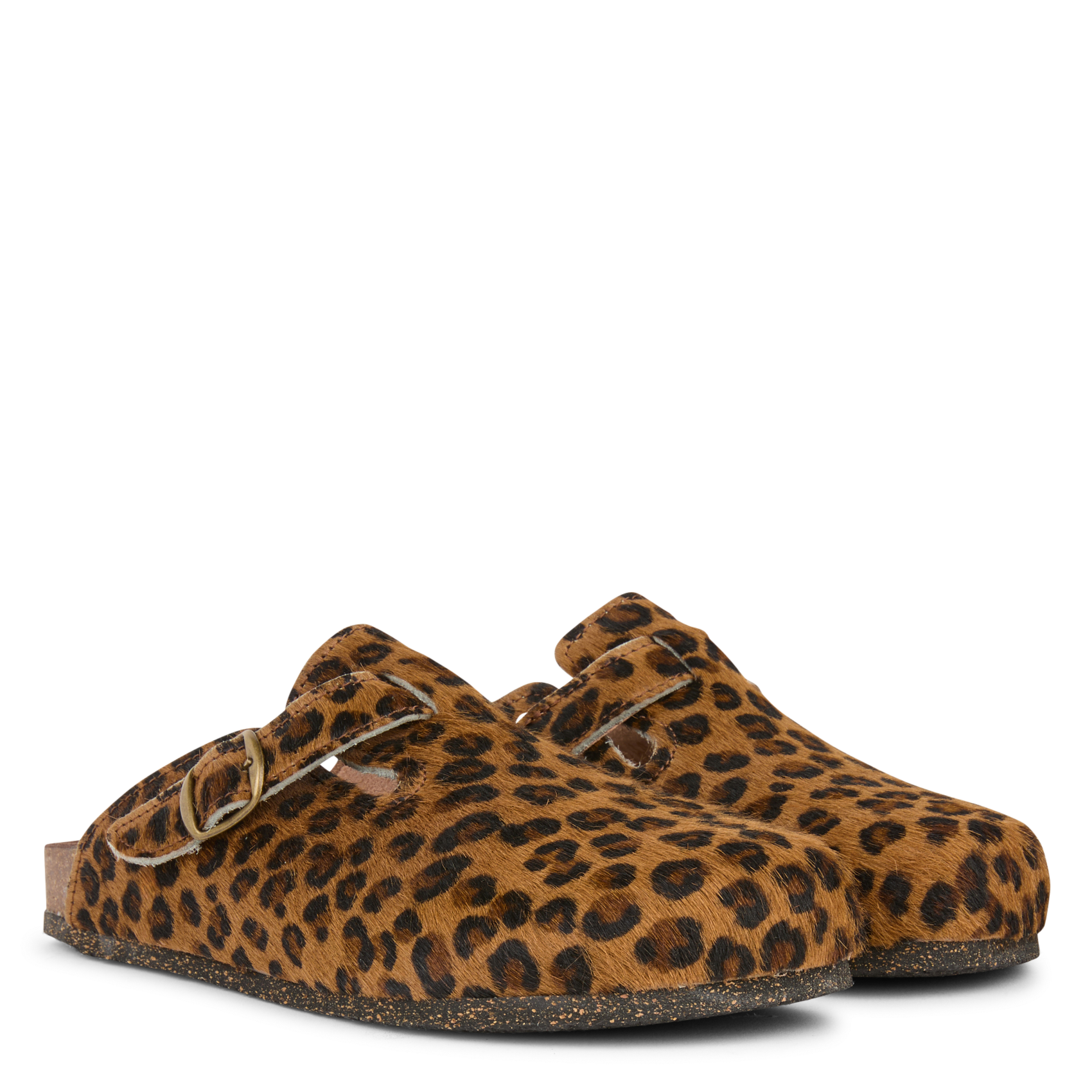 Pony hair leather mules BOSABO Multicolored