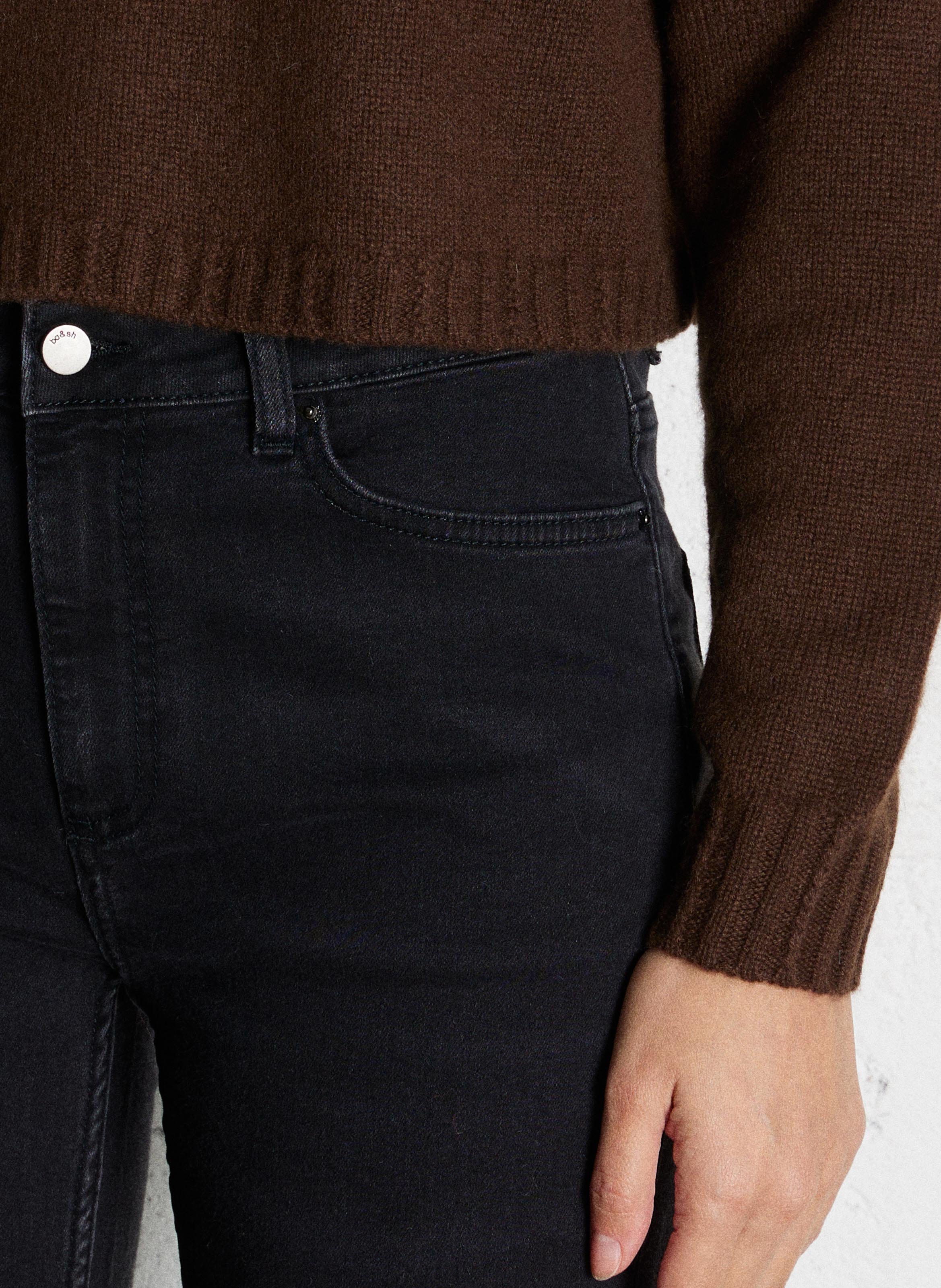 Bootcut-jeans | katoenblend BA&SH Zwart