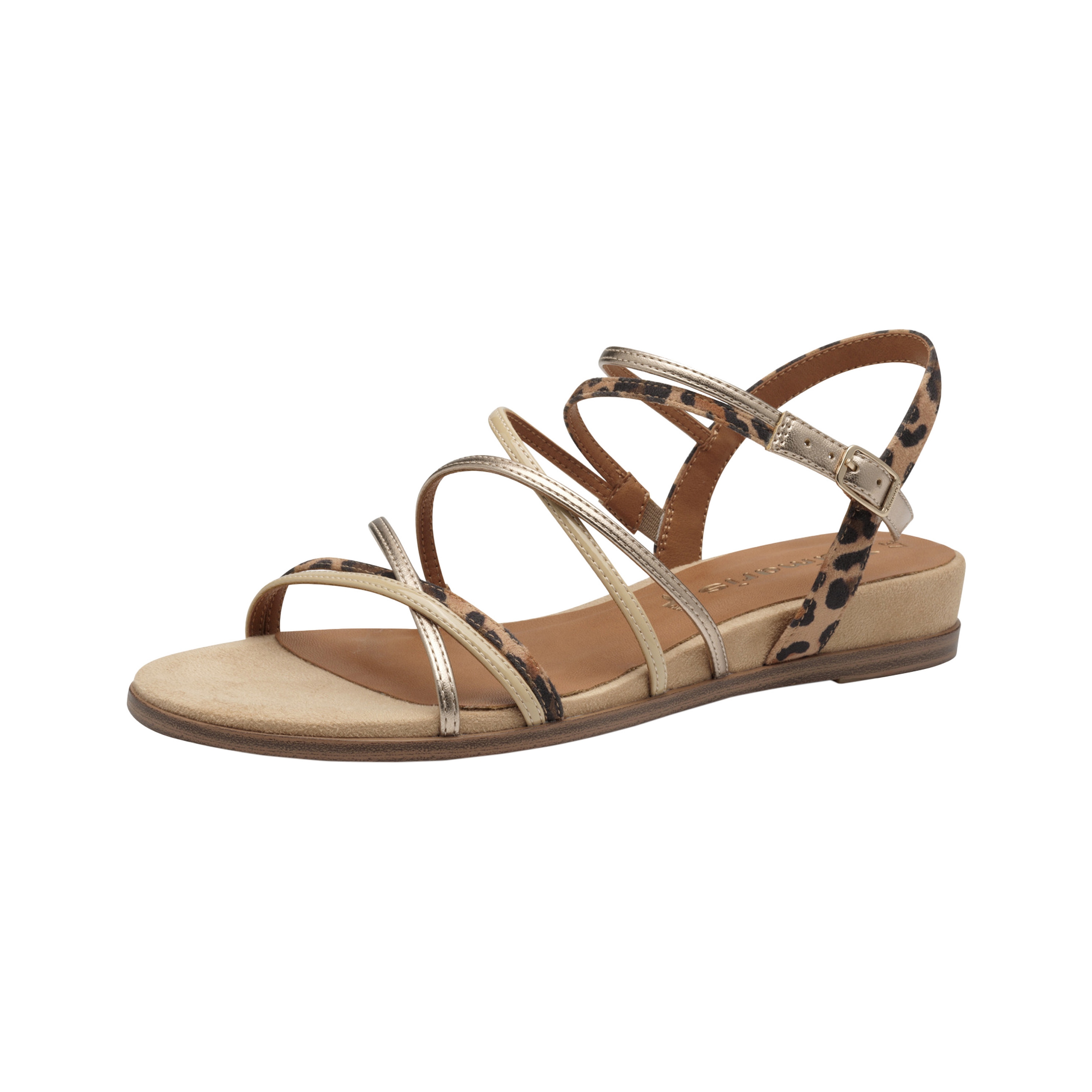Strappy sandals TAMARIS Brown