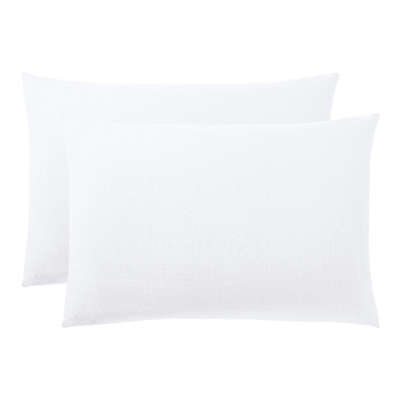 Cotton percale pillow case COTON PUR White