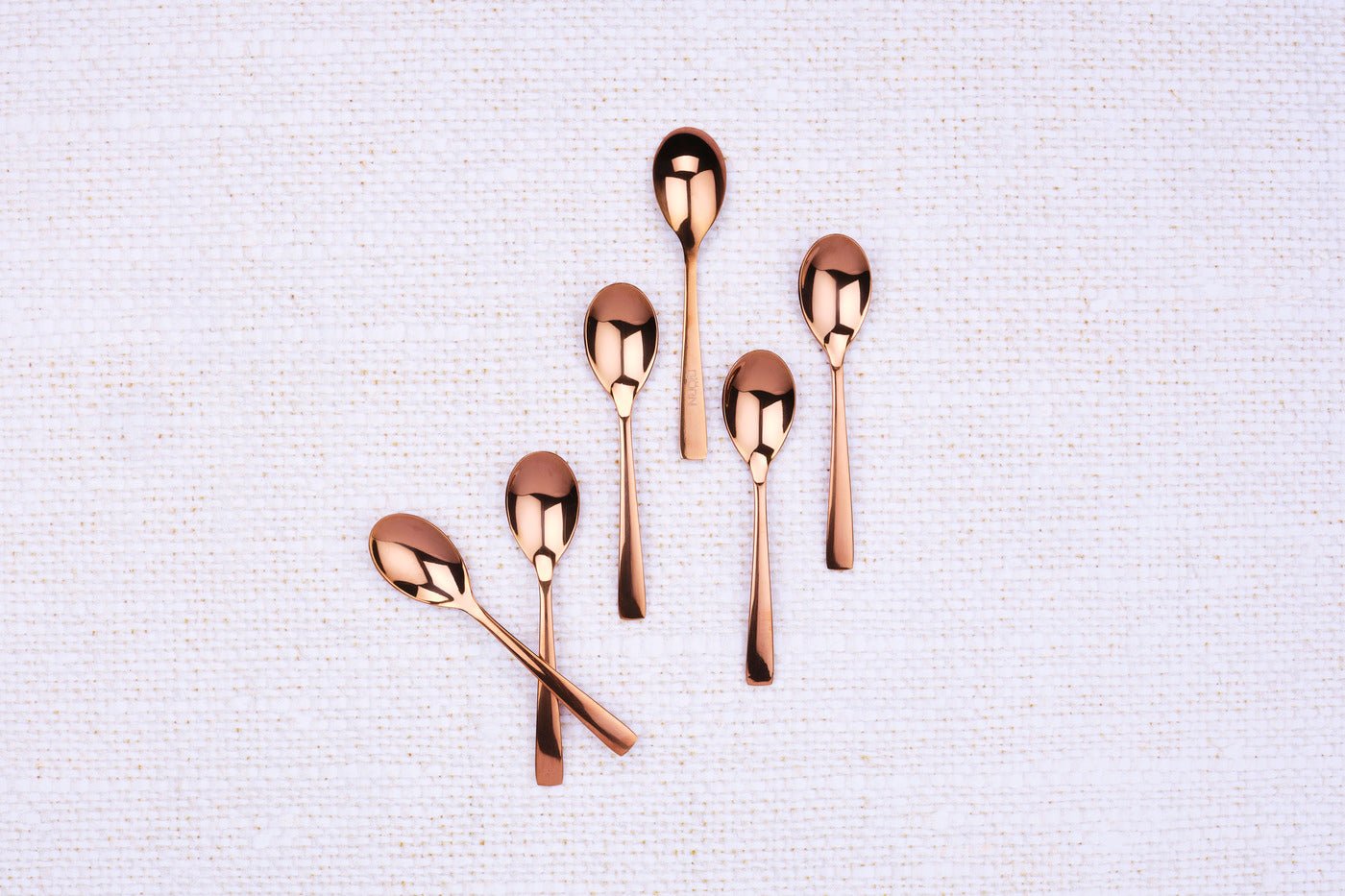 Set of 6 Oglu teaspoons - black BJORN Brown