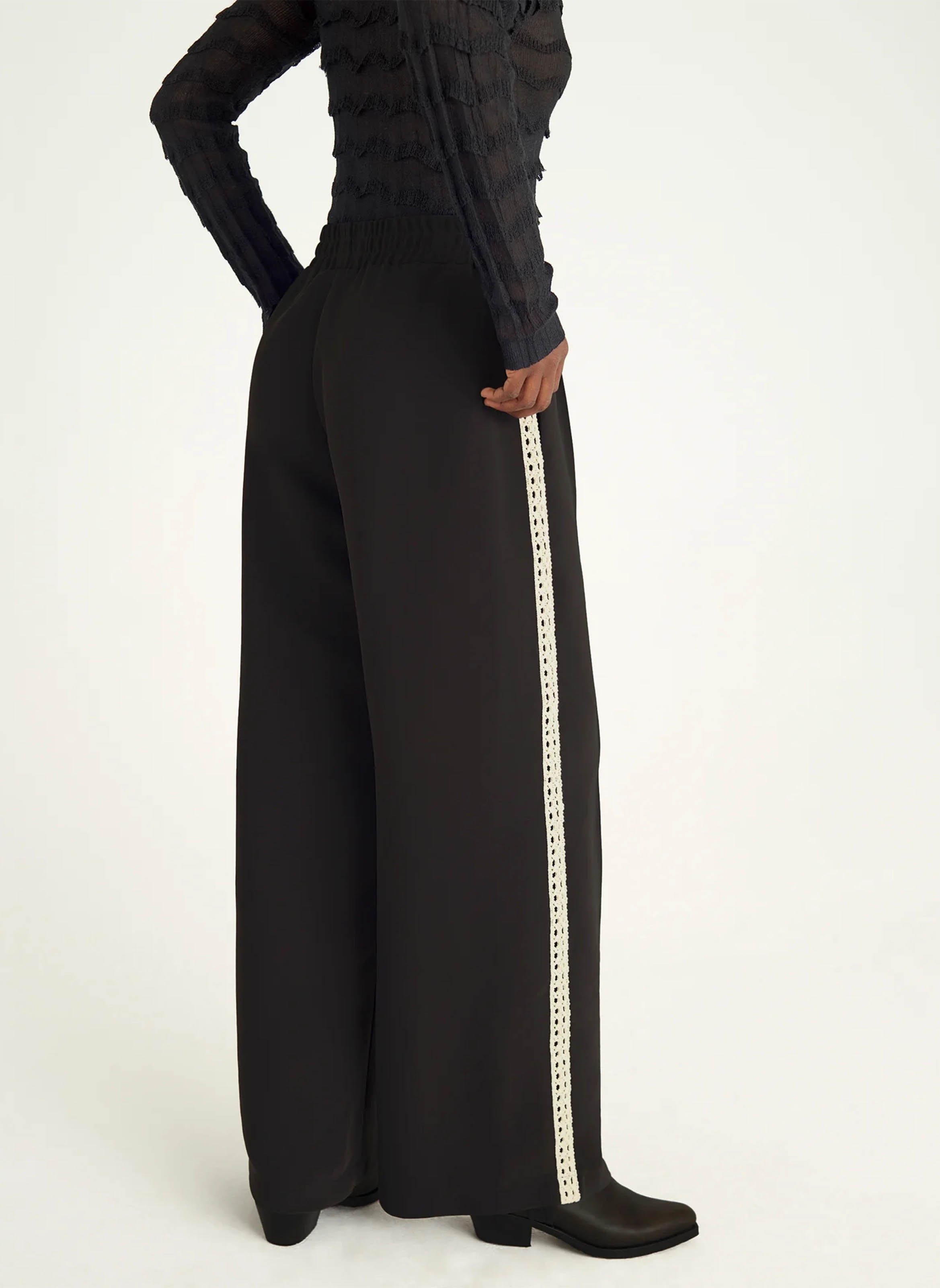 Wide trousers COTELAC Black