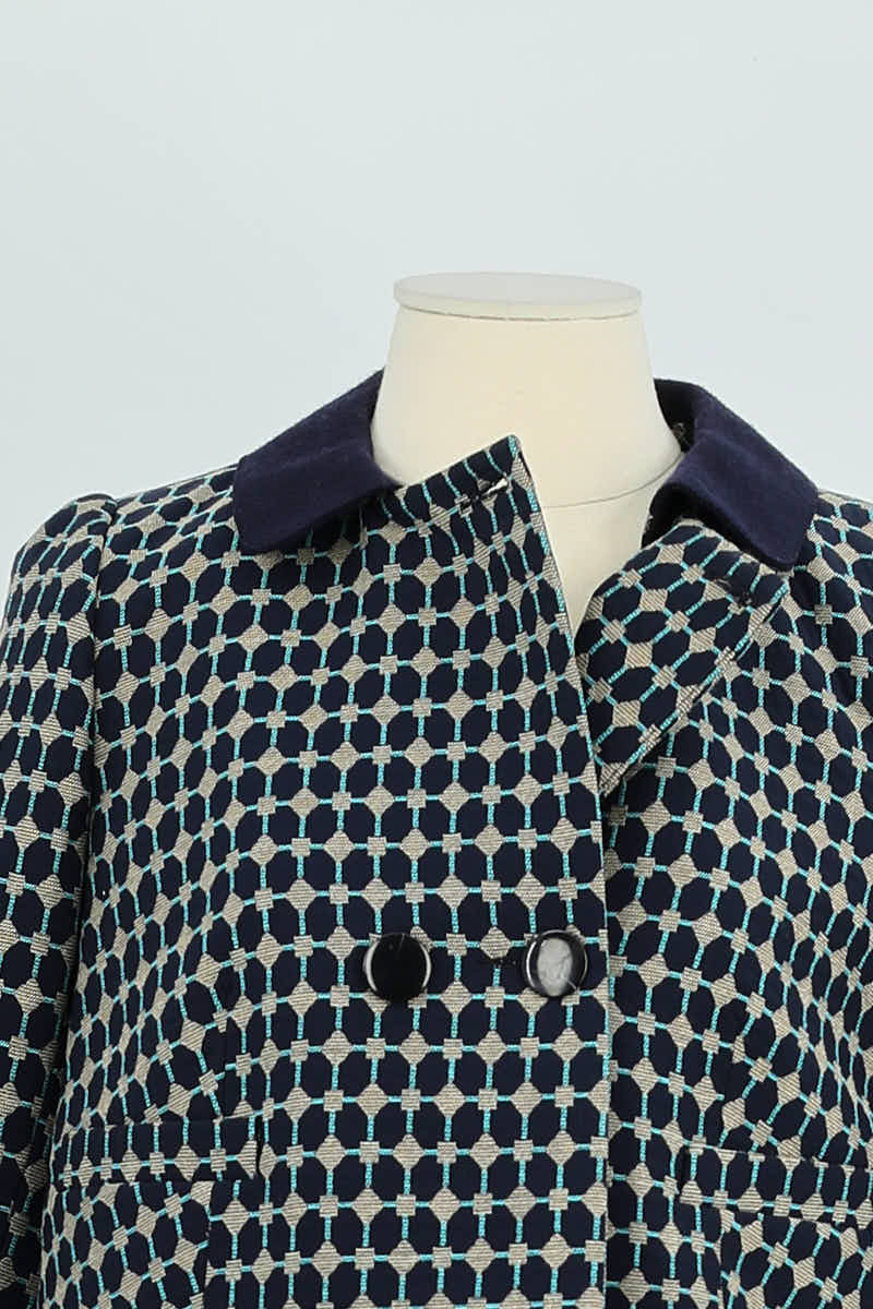 JACKET TARA JARMON - Seconde Main Blue