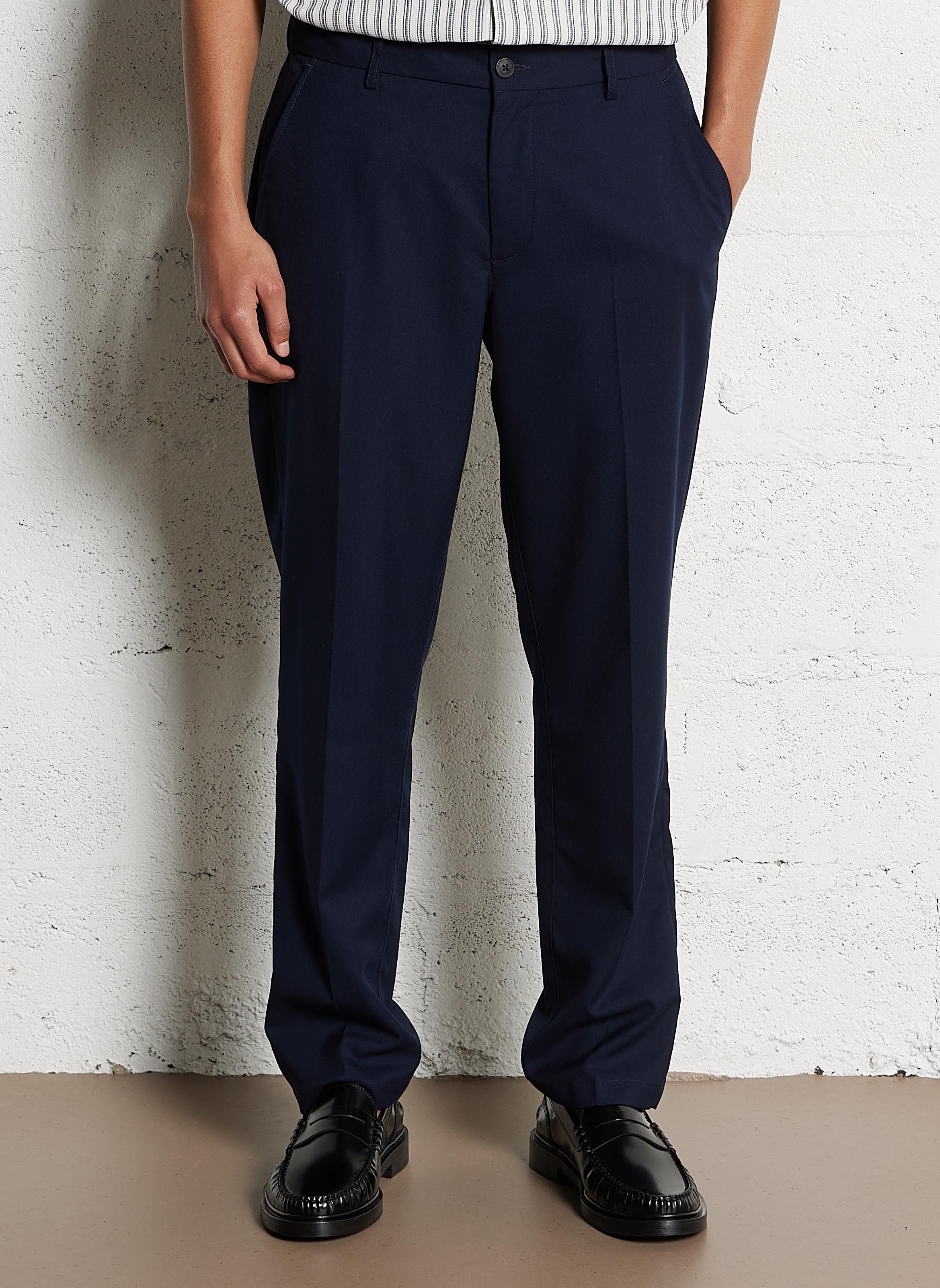 Pantalon de costume droit LES DEUX Bleu