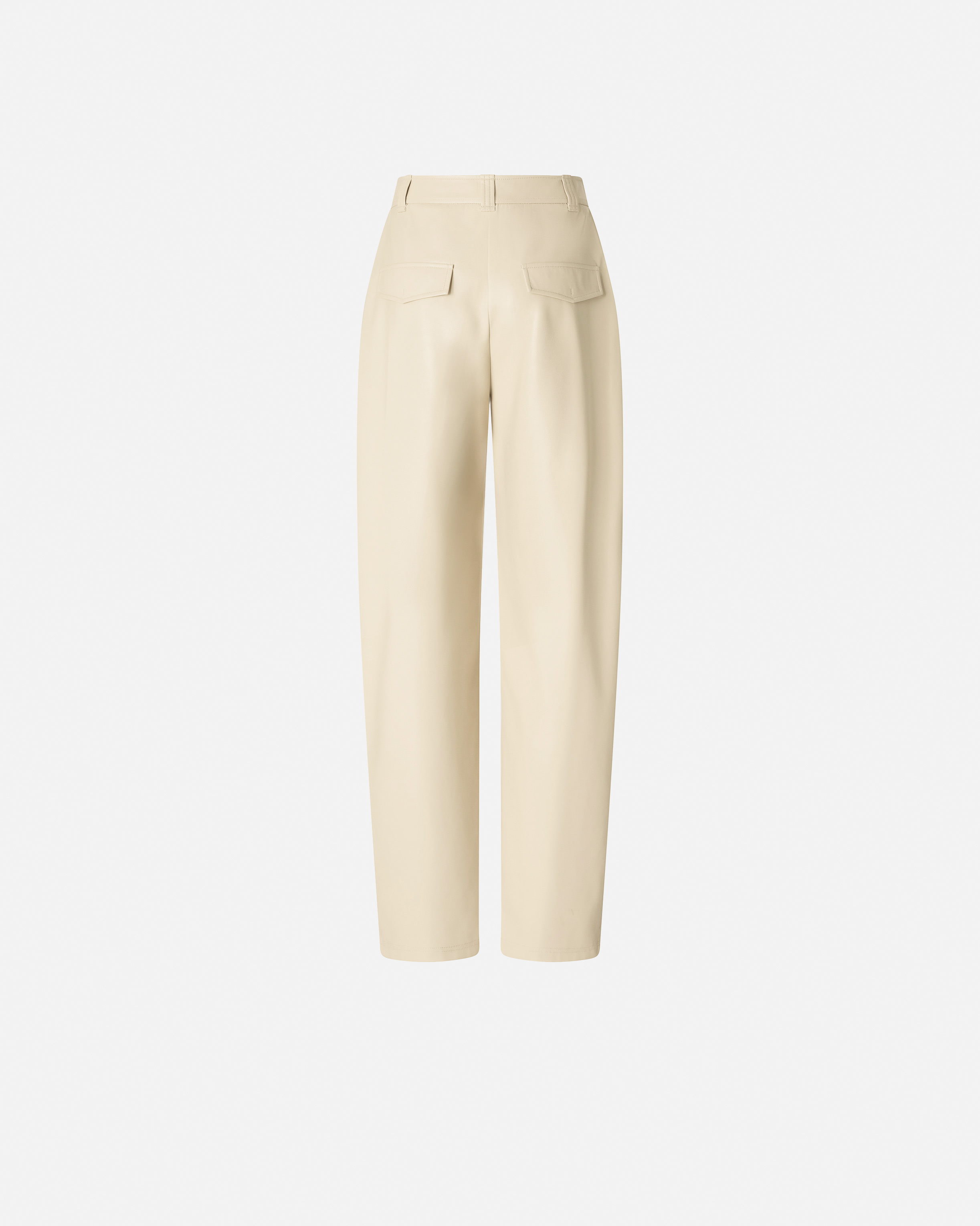 Soft faux leather balloon pants PINKO Beige