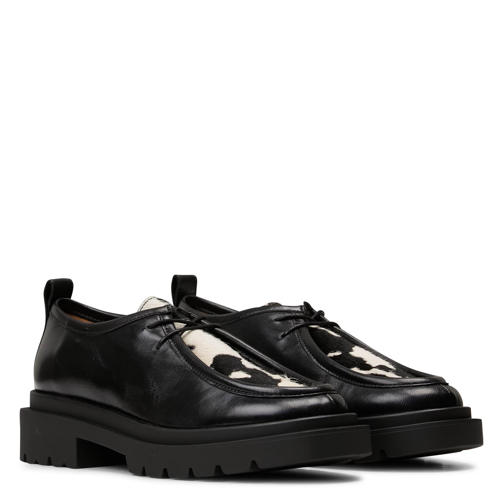 Derbies à plateau unies en cuir BOBBIES Multicolore