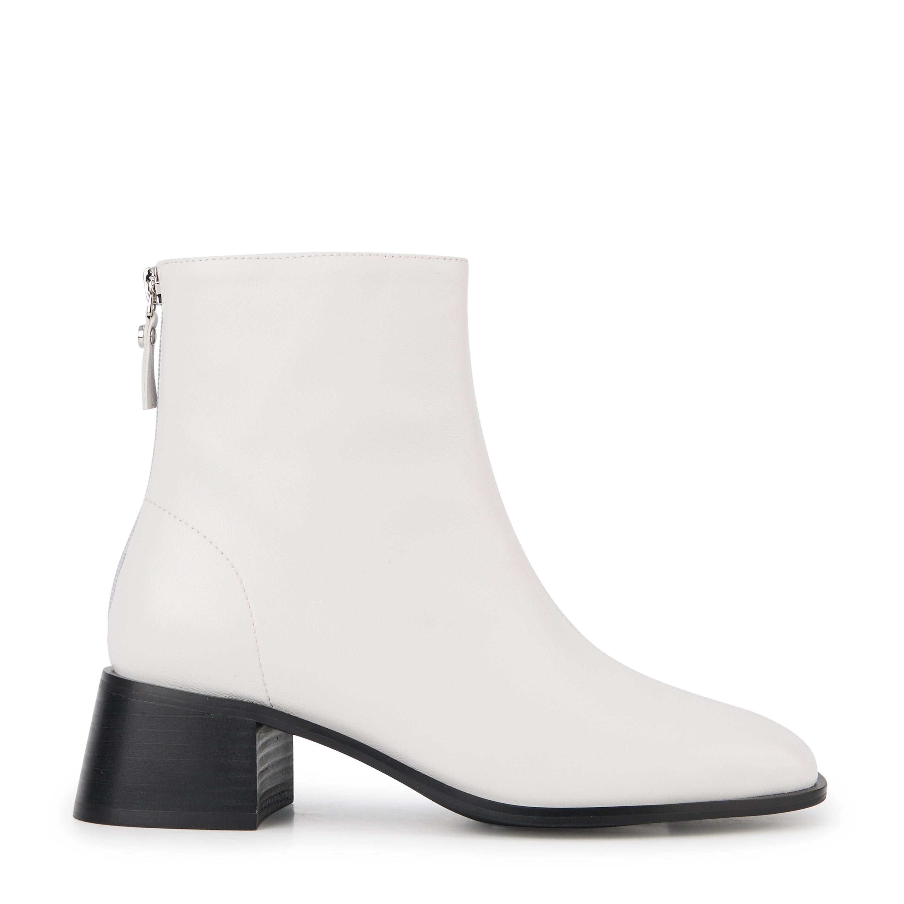 Smooth leather Coralie BONS BAISERS PARIS White