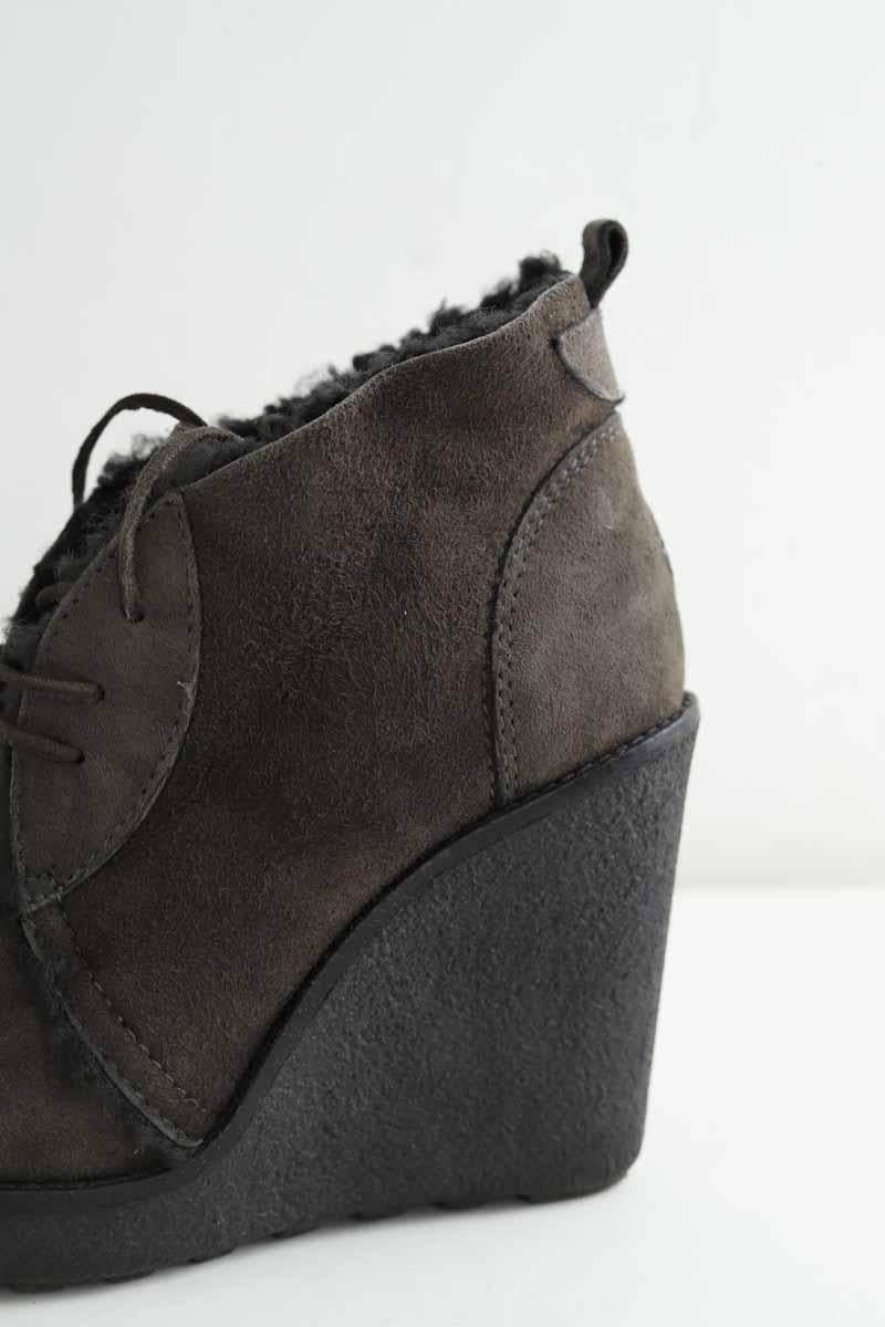 Ankle boots MONCLER - Seconde Main Brown