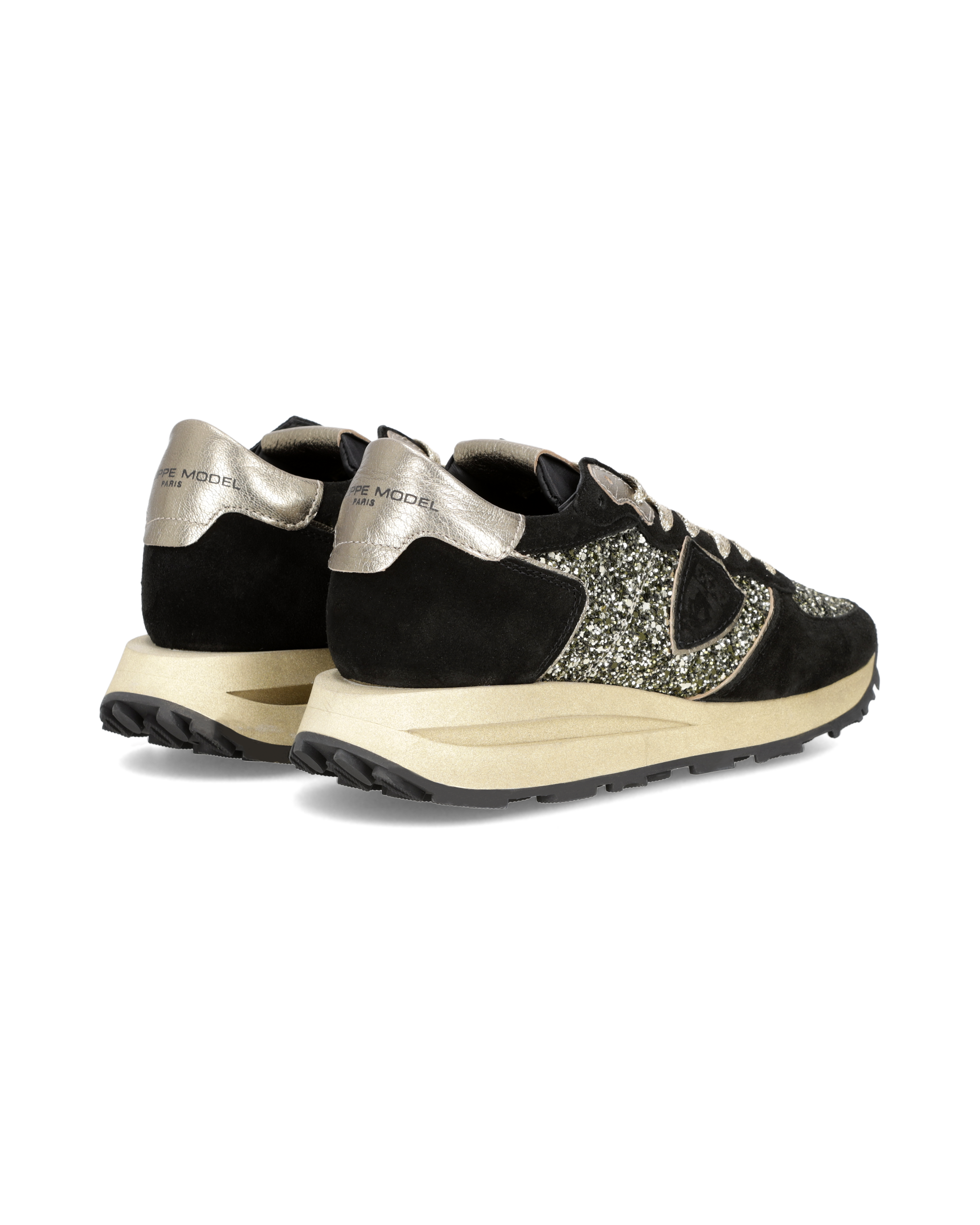 High-top running sneakers PHILIPPE MODEL Golden