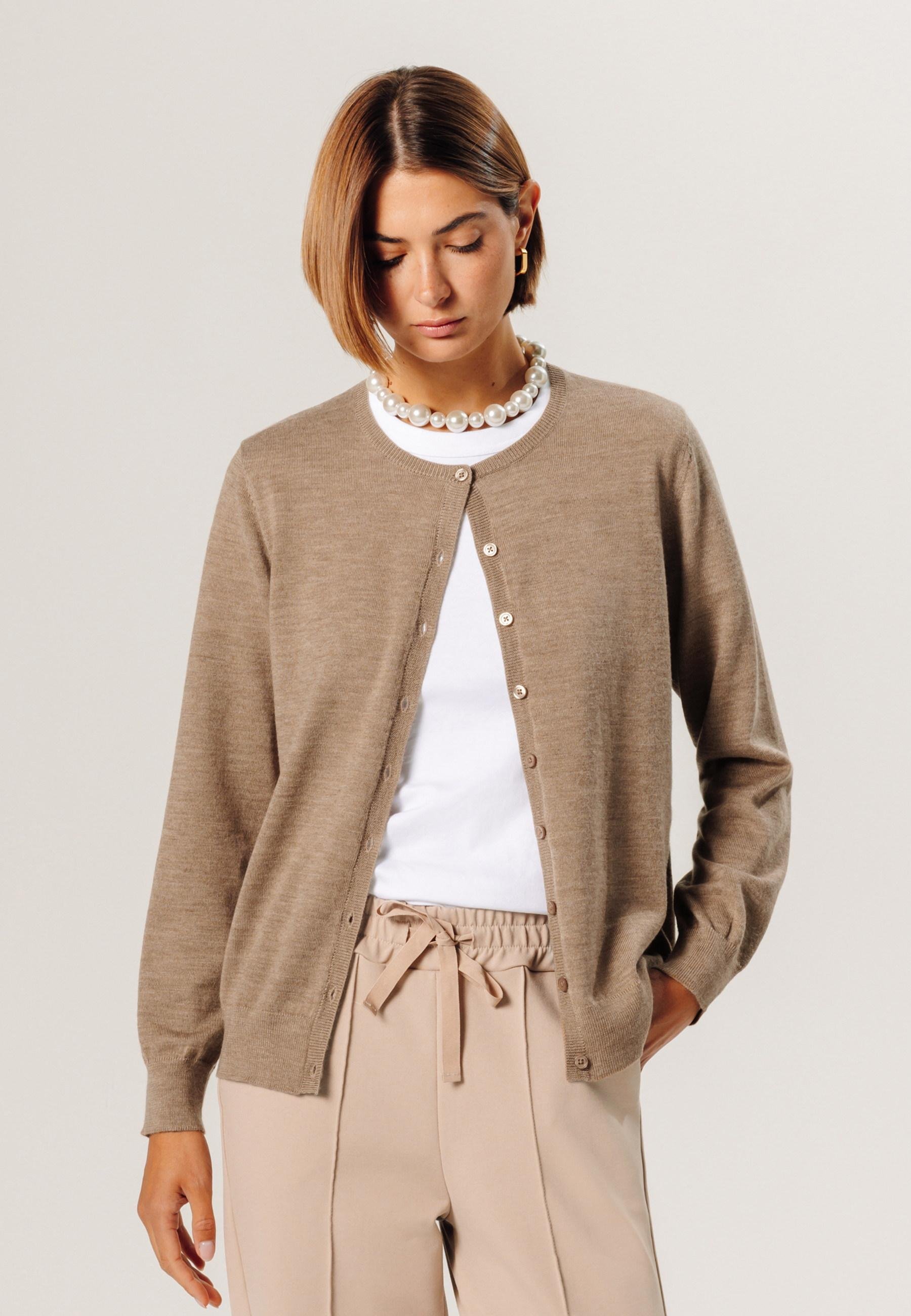 Merino wool cardigan RODIER Beige