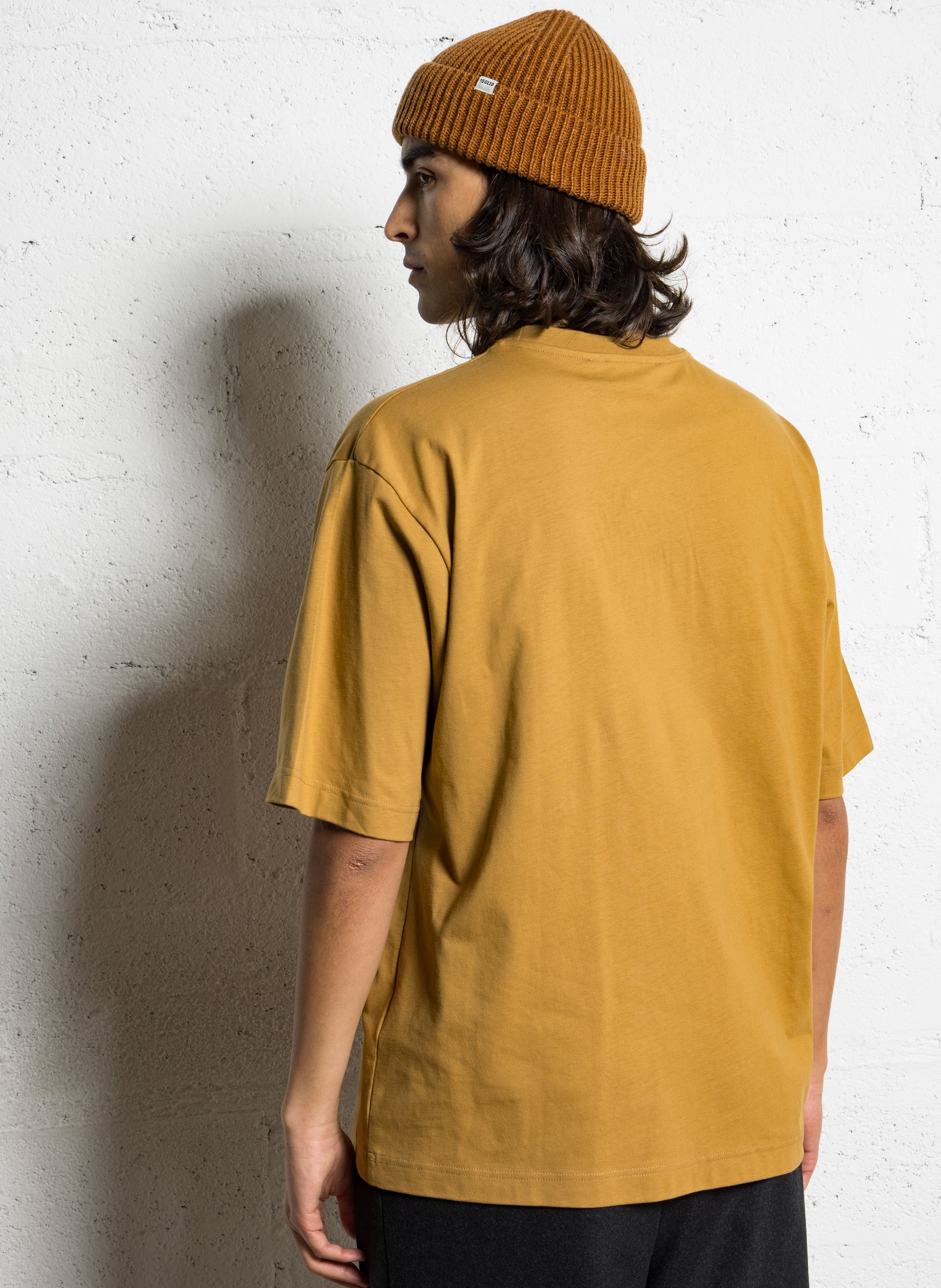 Tee-shirt oversize col rond en coton bio CHEVIGNON Marron