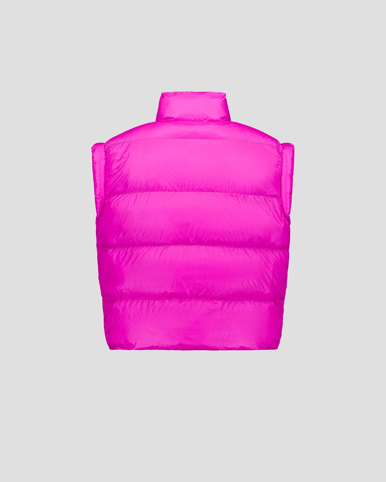 Oversized short sleeveless puffer jacket Lyna JOTT Pink