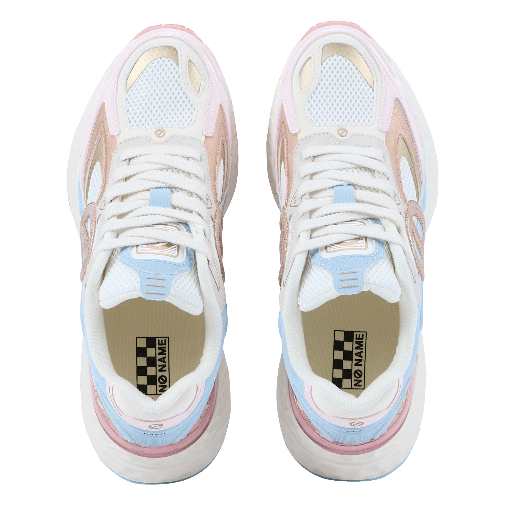 Baskets basses mix matières NO NAME Multicolore