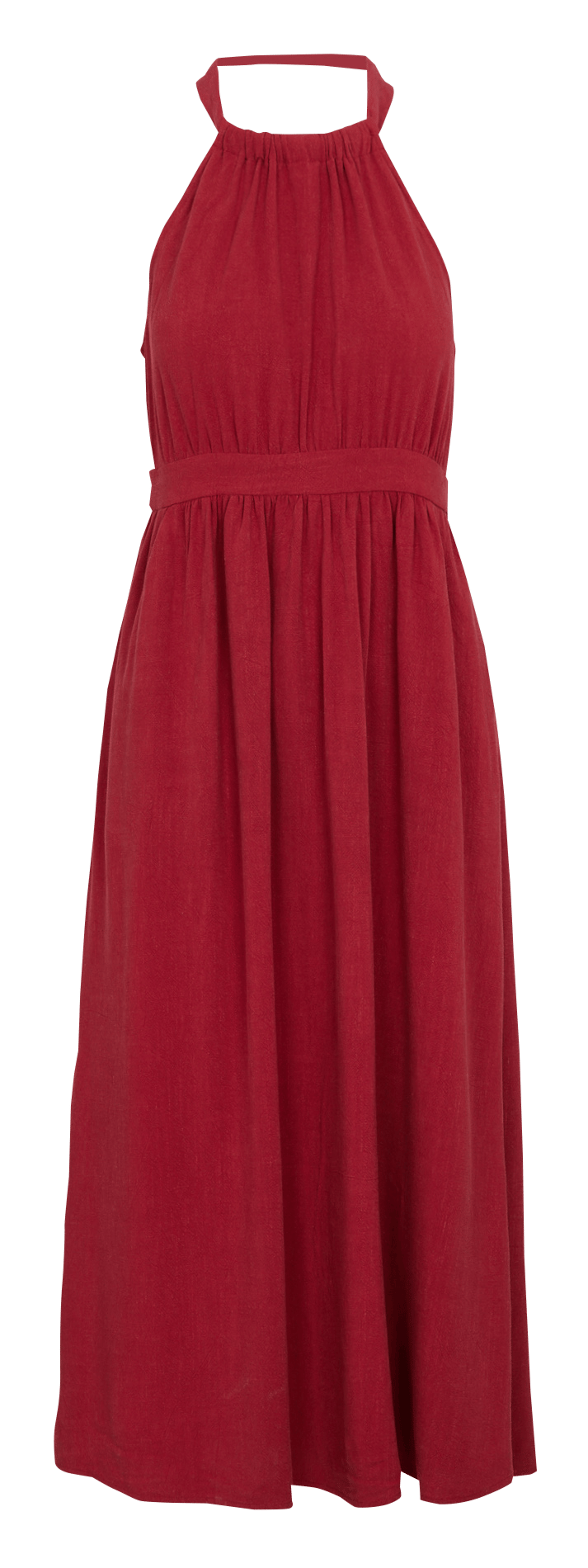 Lange, mouwloze jurk THE KORNER Rood