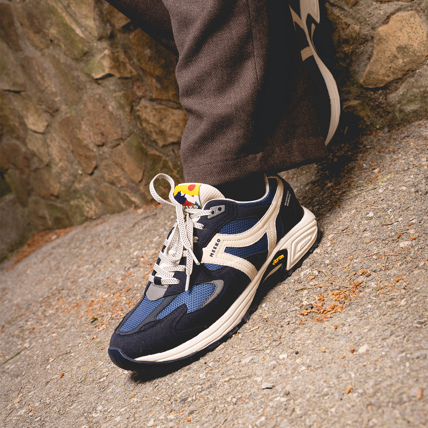 Baskets techniques et durables MEEKO Bleu