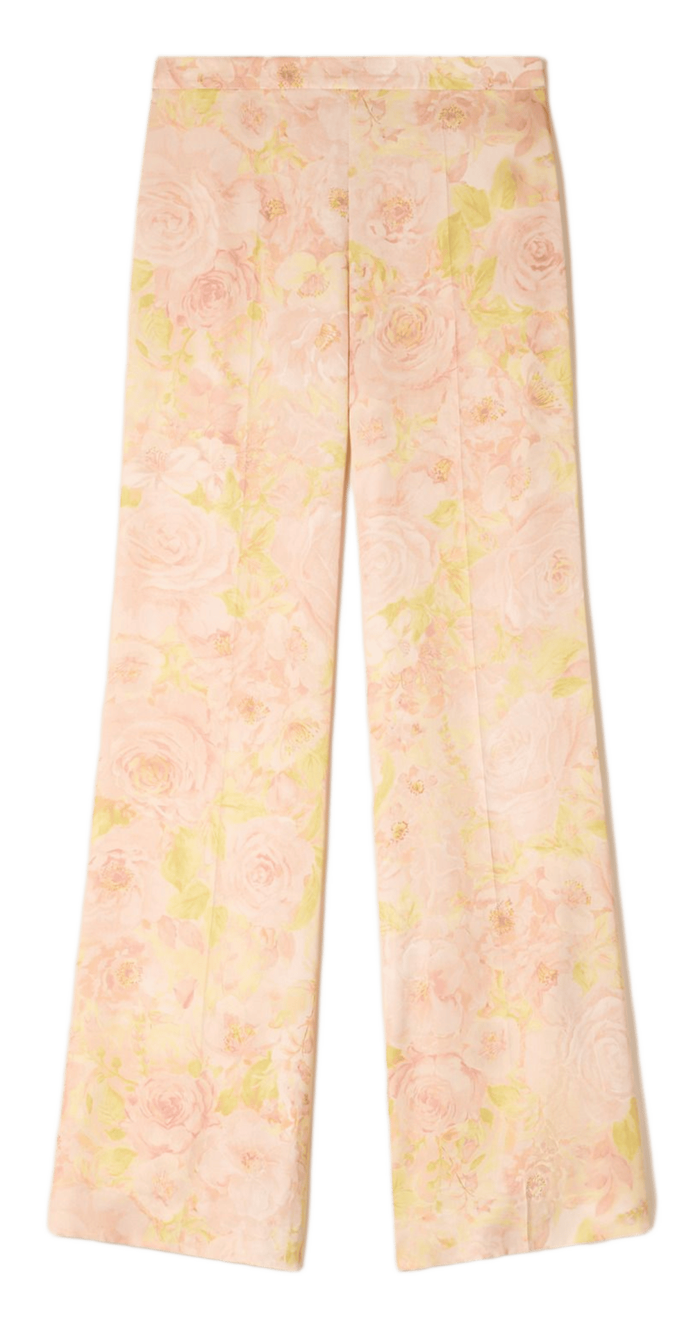 Pantalon évasé imprimé SANDRO Rose