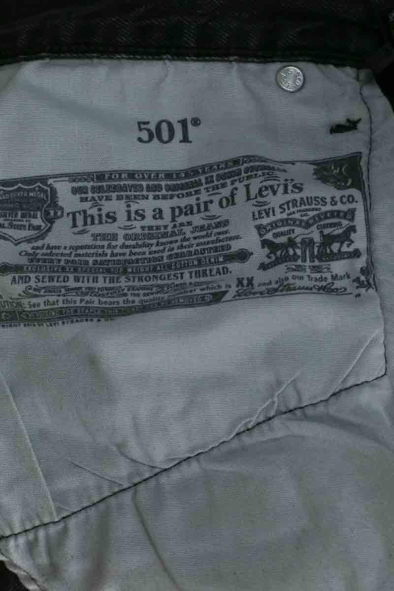 501 straight jeans LEVI'S - Seconde main Grey