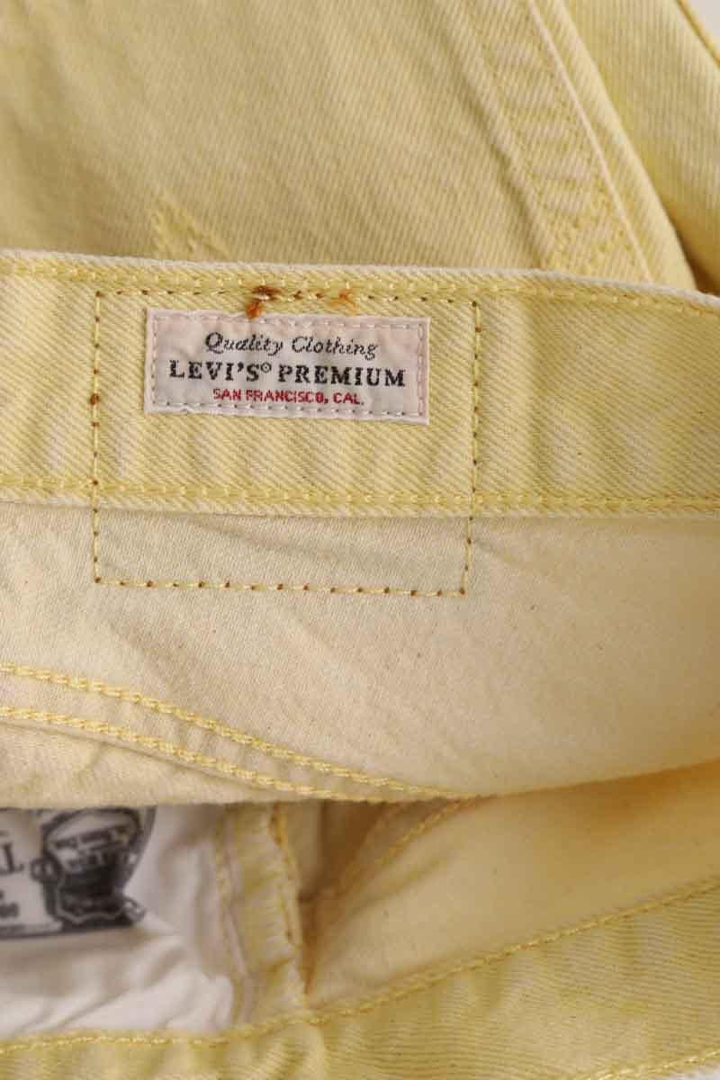 Mini shorts LEVI'S - Seconde main Yellow