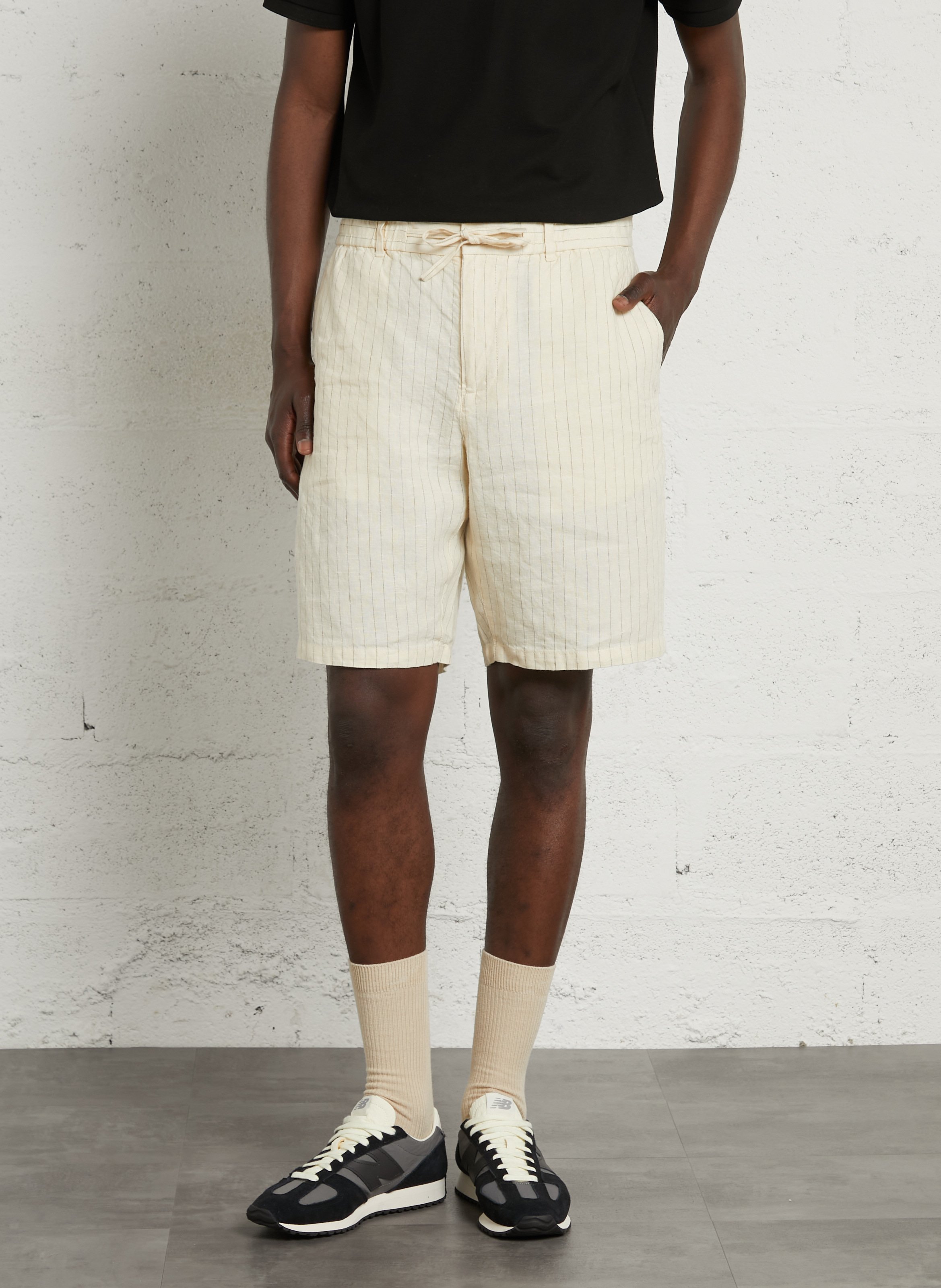 Short en lin GANT Beige
