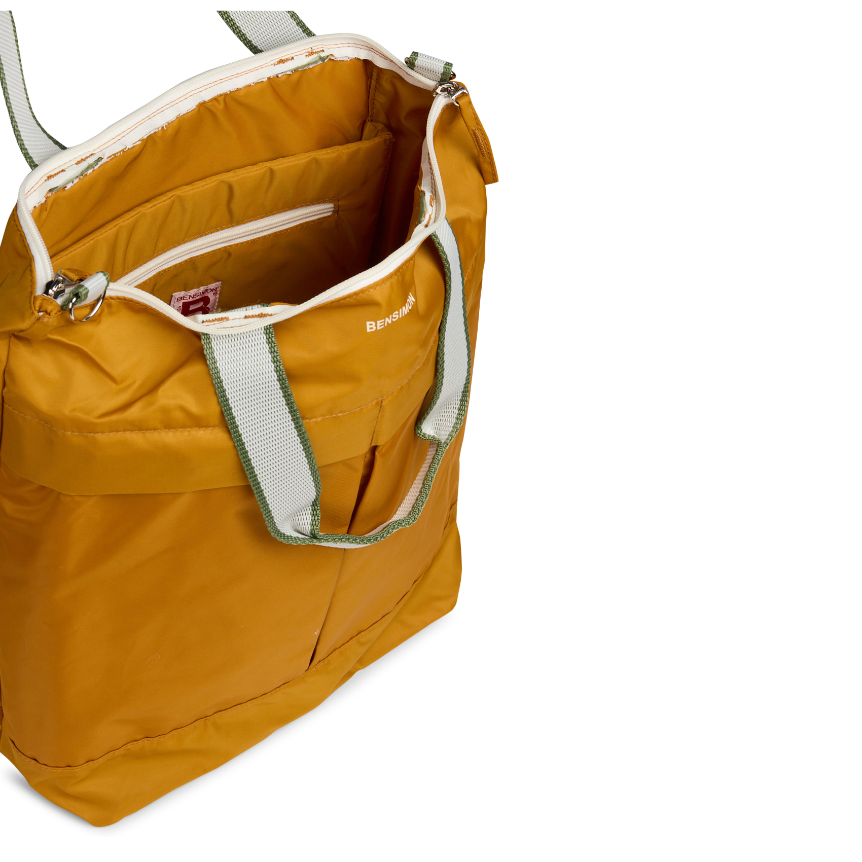 Einfarbige Handtasche BENSIMON Braun