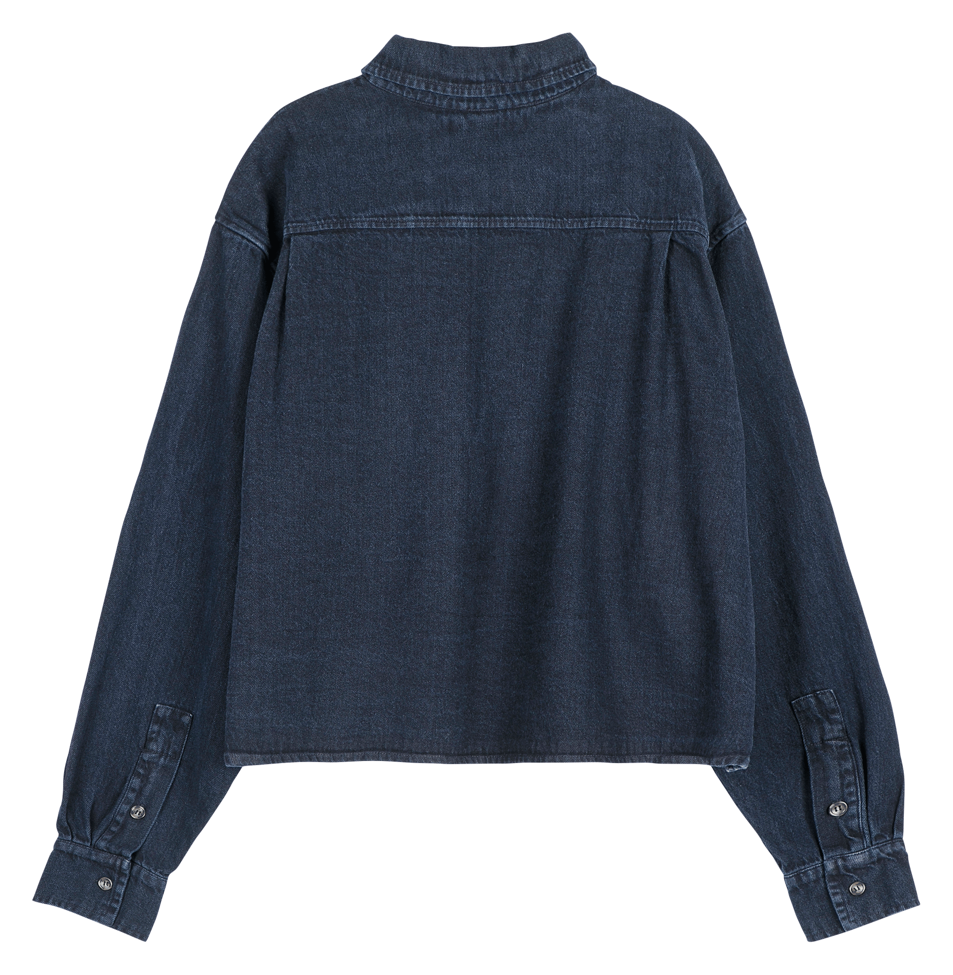 Weites Hemd aus Baumwoll-Rippen-Velours BOBO CHOSES Blau