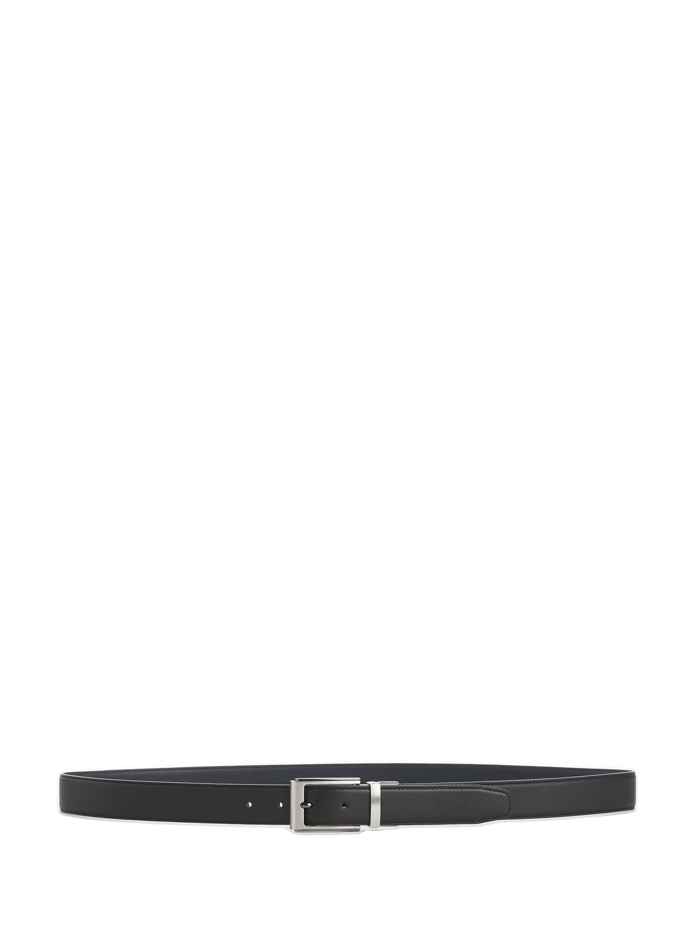 Reversible leather belt cein alt a2736 black/reverse AU PRINTEMPS PARIS Blue