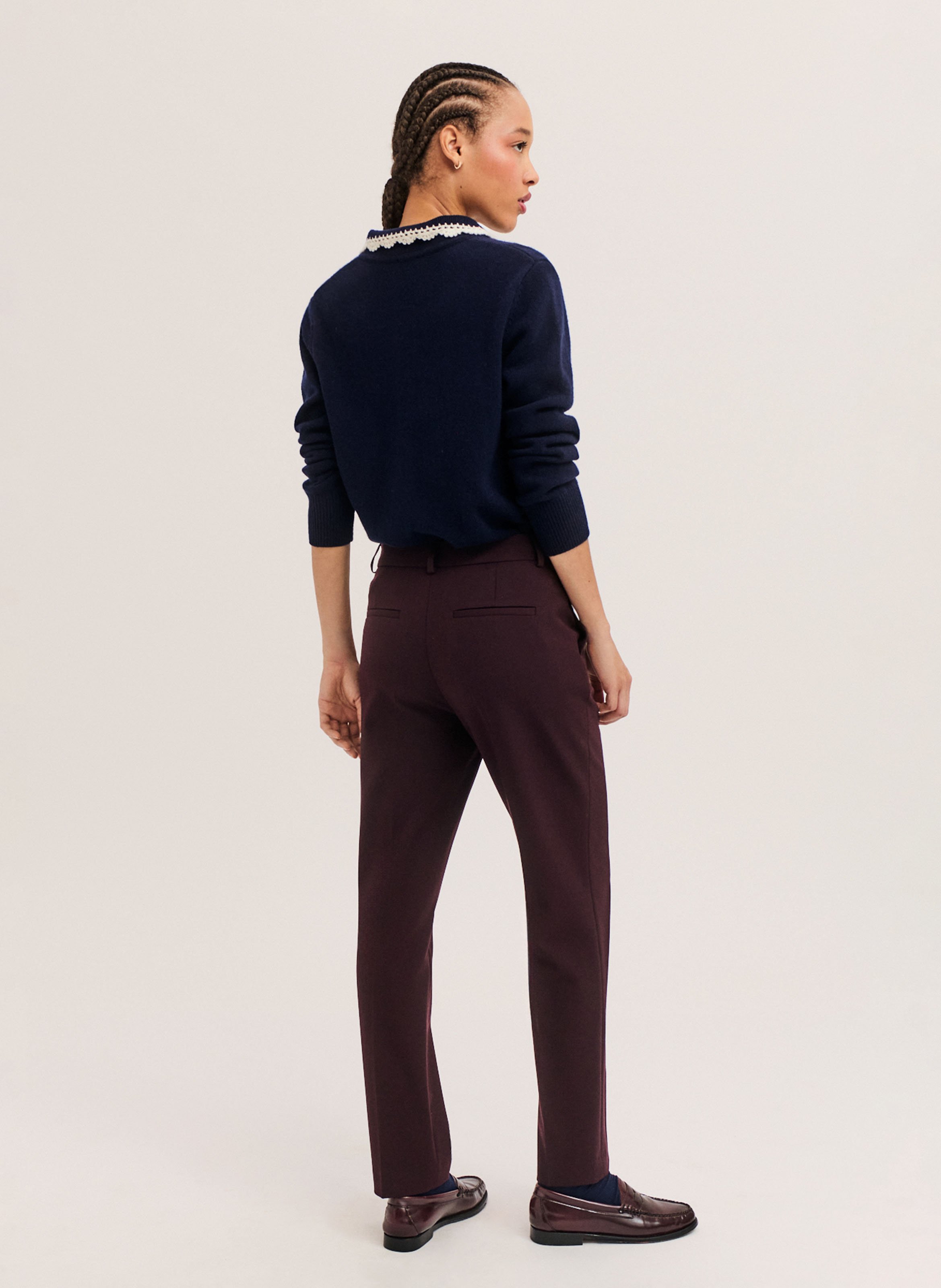 Straight-cut pants PABLO Red