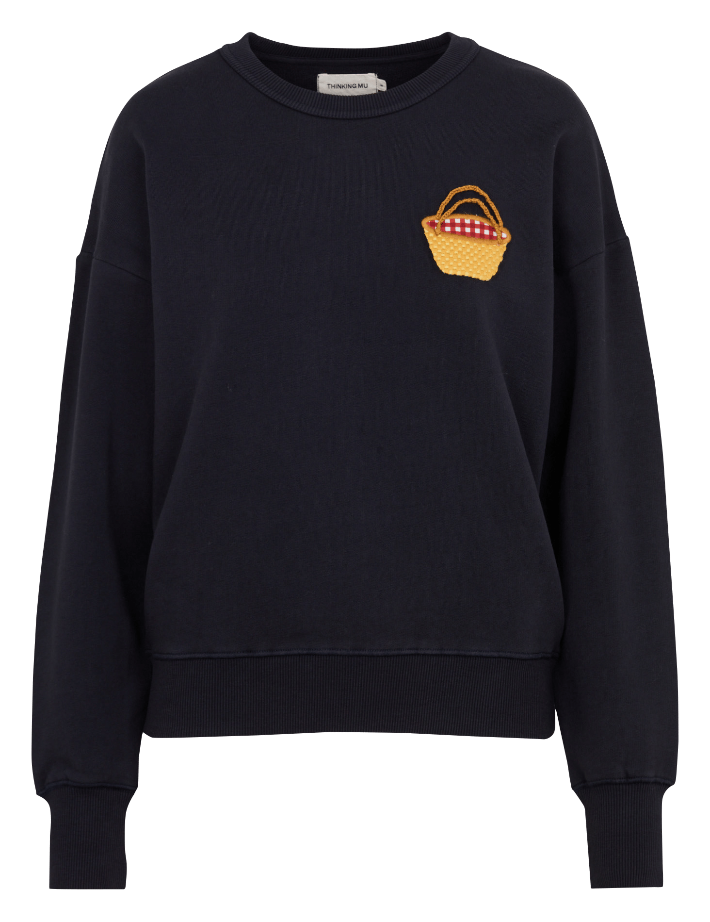 Straight organic cotton sweatshirt THINKING MU Blue