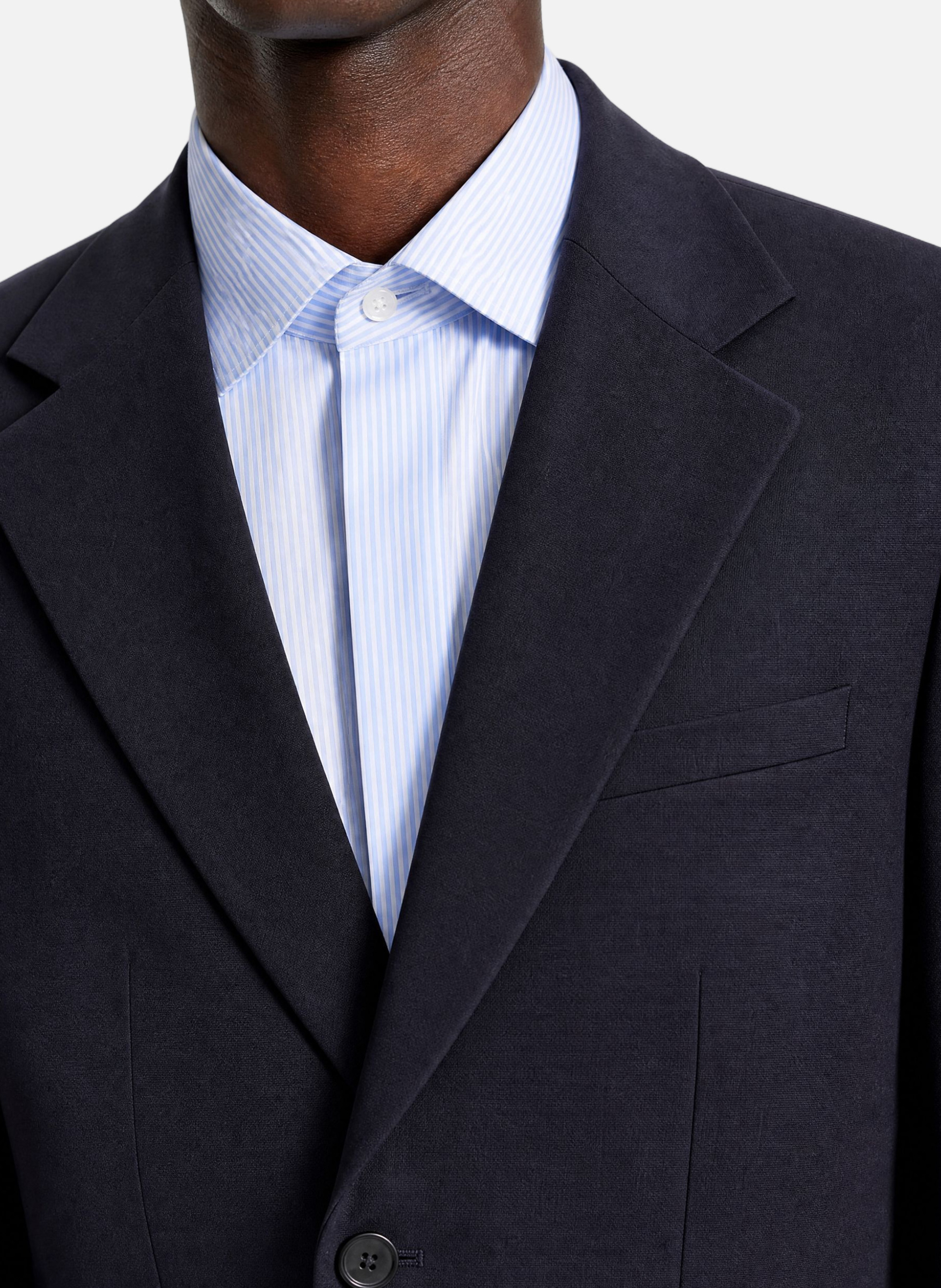 Veste de costume en laine marine THE KOOPLES Bleu