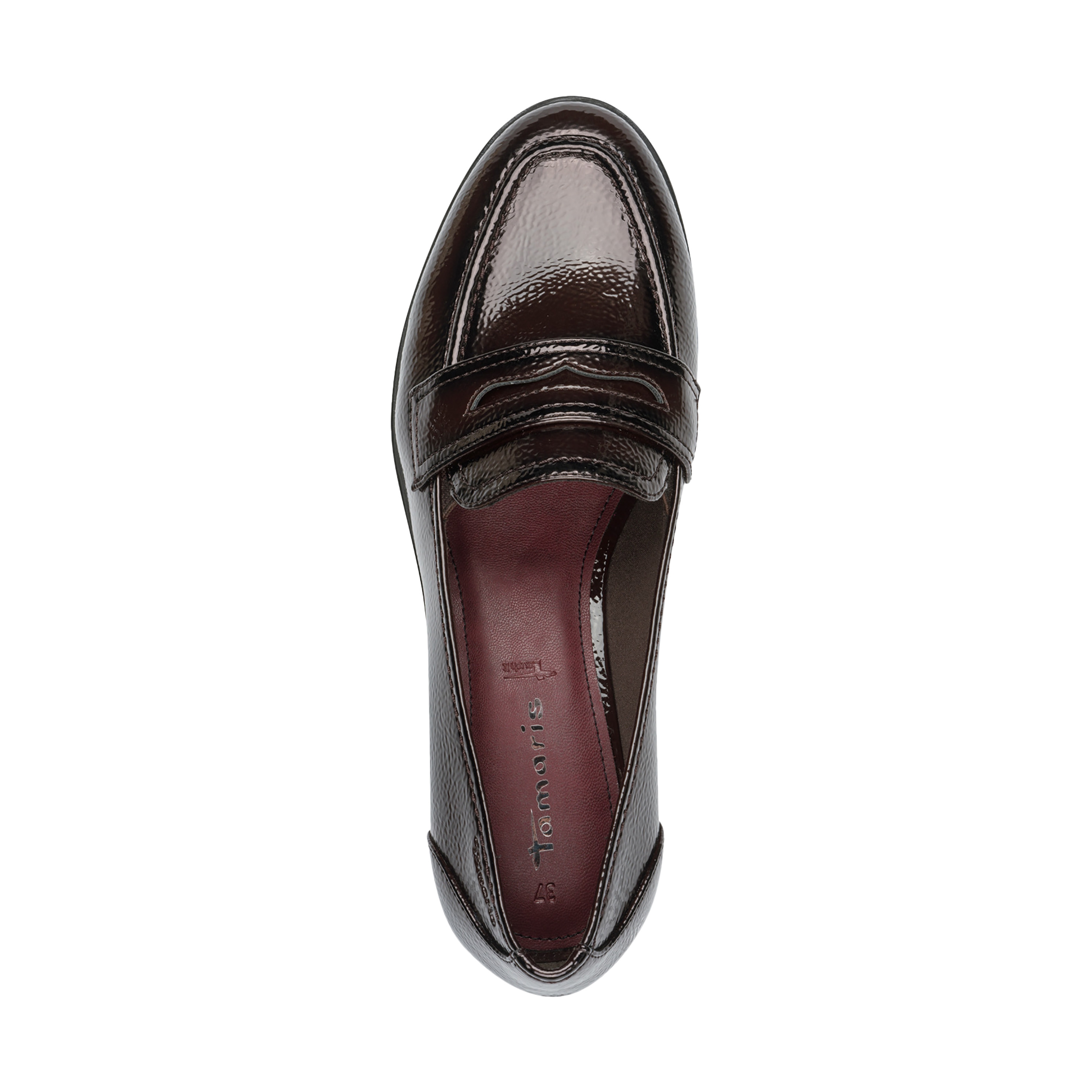 Slip-on moccasin TAMARIS Brown