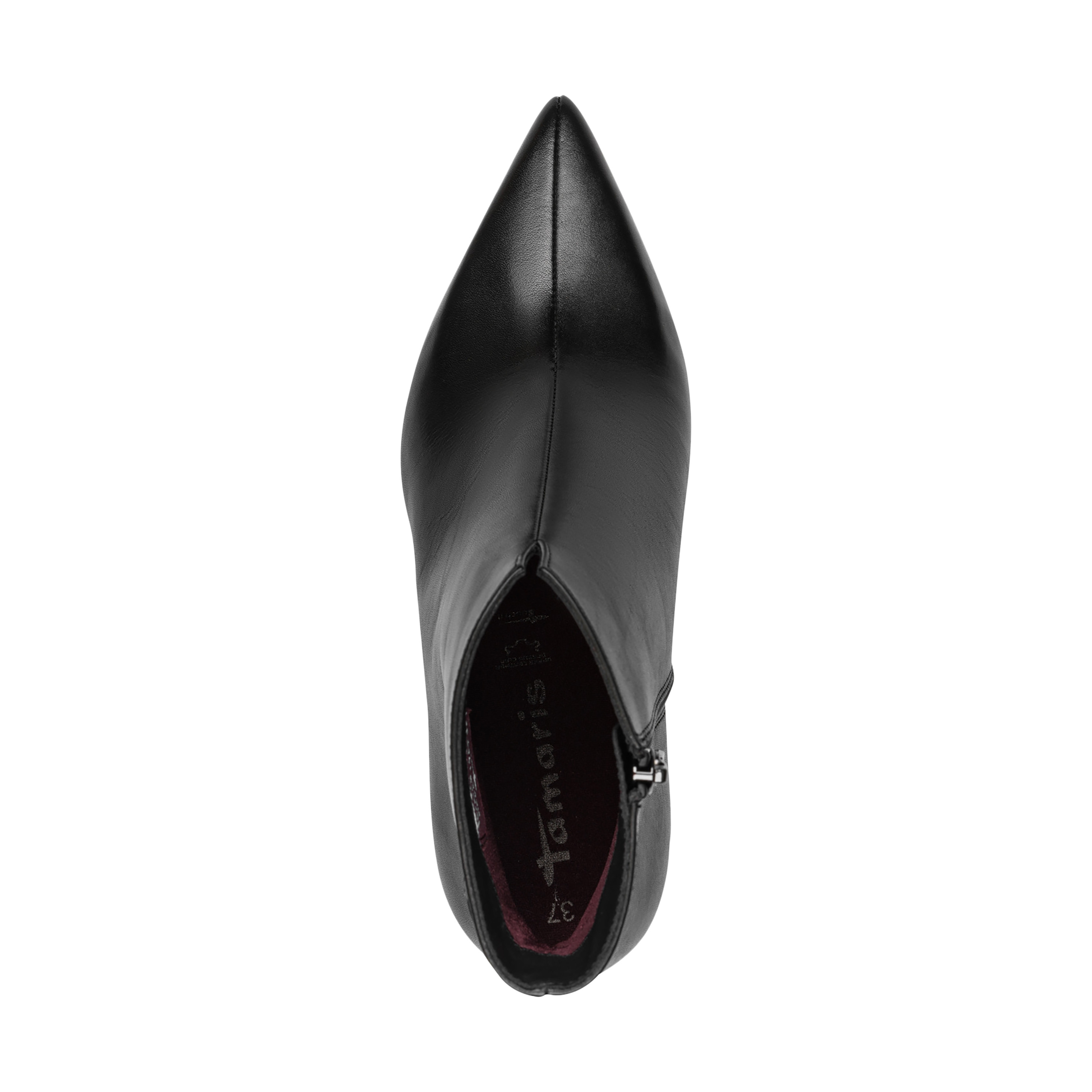 Leather ankle boot TAMARIS Black
