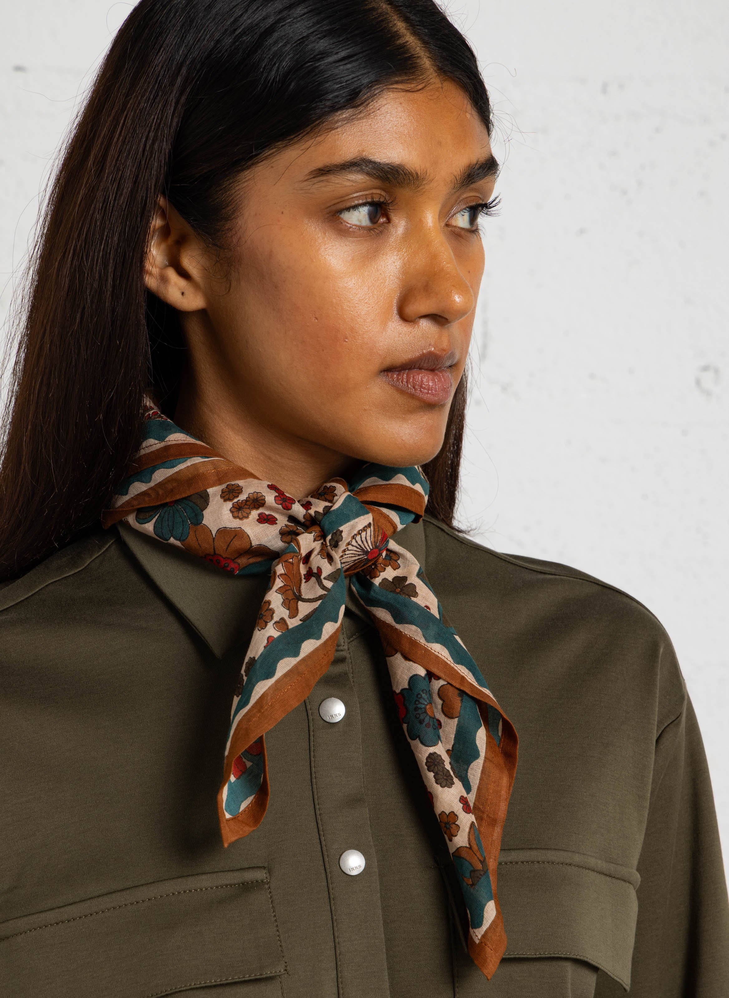 Katoenen foulard APACHES COLLECTIONS Veelkleurig