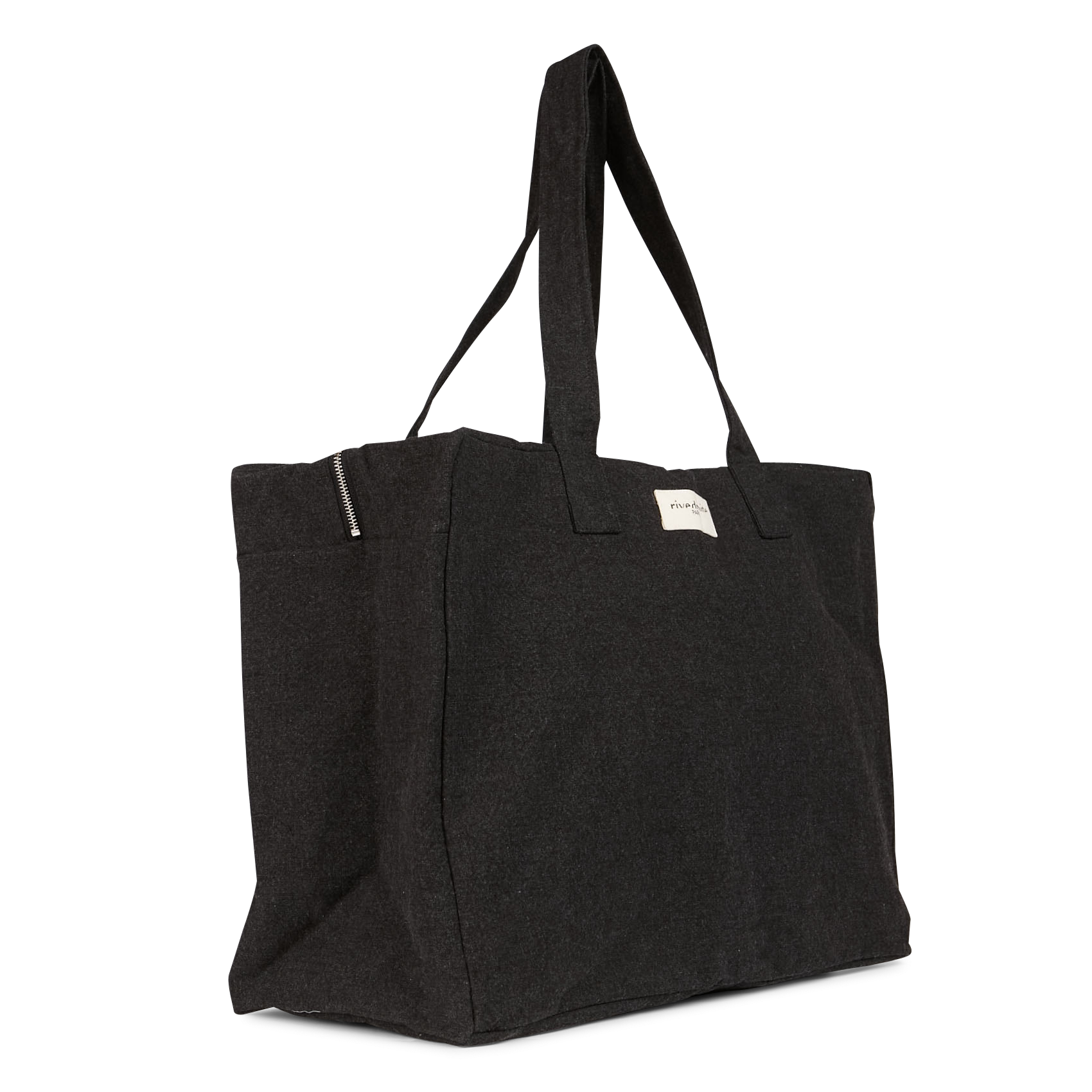 Cotton travel bag RIVEDROITE PARIS Black