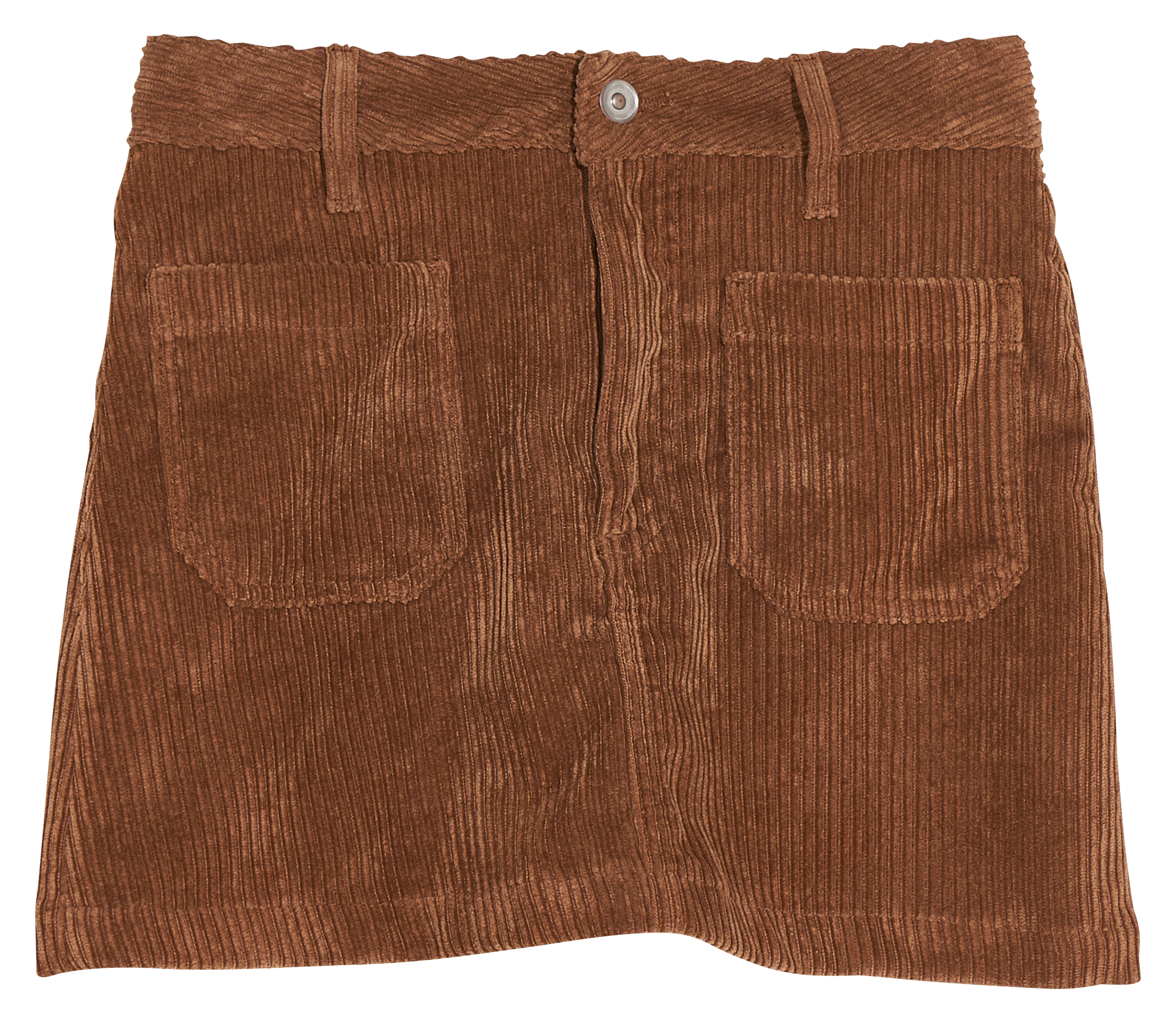 Short corduroy skirt BELLEROSE Brown