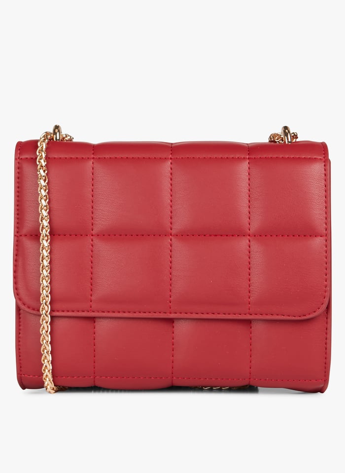 Sac Bandouli re Matelass Rouge Au Printemps Paris Femme Place