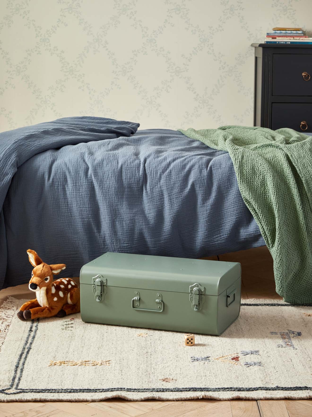 Malle de rangement en métal Vert Cyrillus Enfant Place des