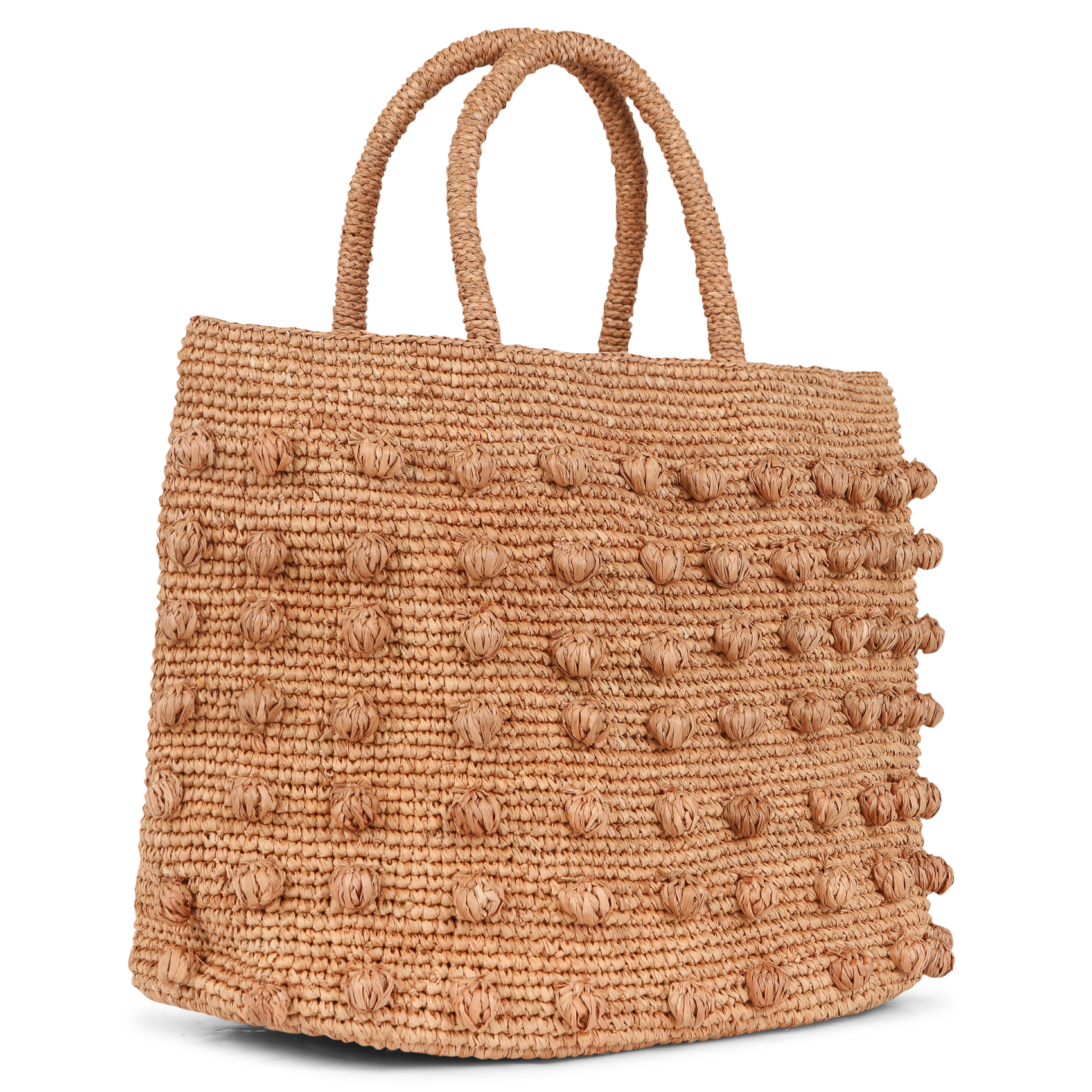 Raffia handbag CAMALYA Beige