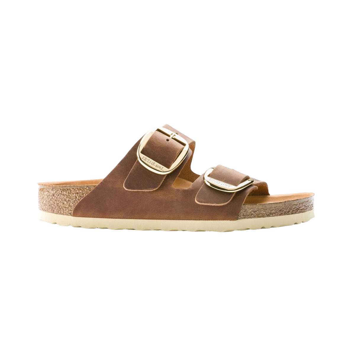 Faux leather sandals BIRKENSTOCK Brown
