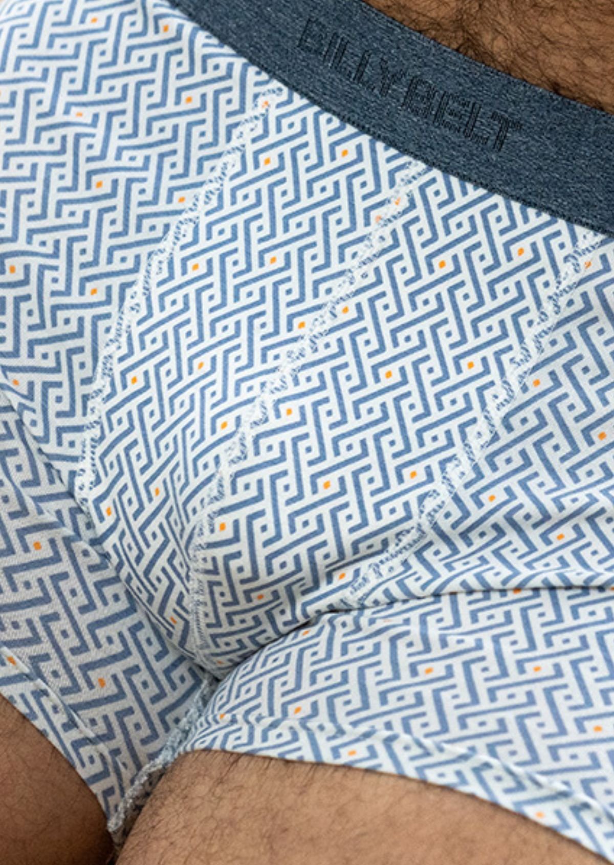 Organic cotton boxers BILLYBELT Blue