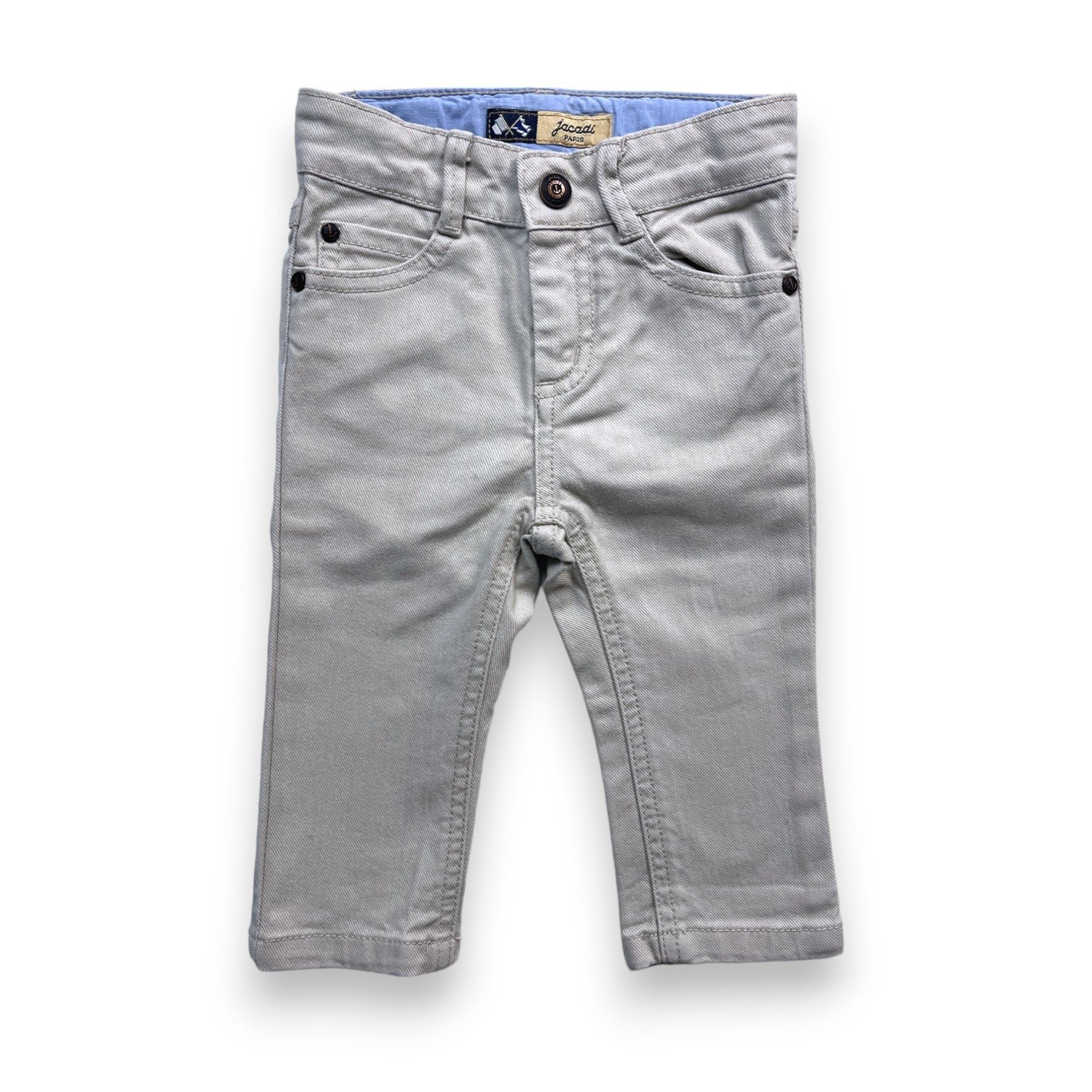 Grey baby pants - 12 months JACADI - Seconde Main Grey