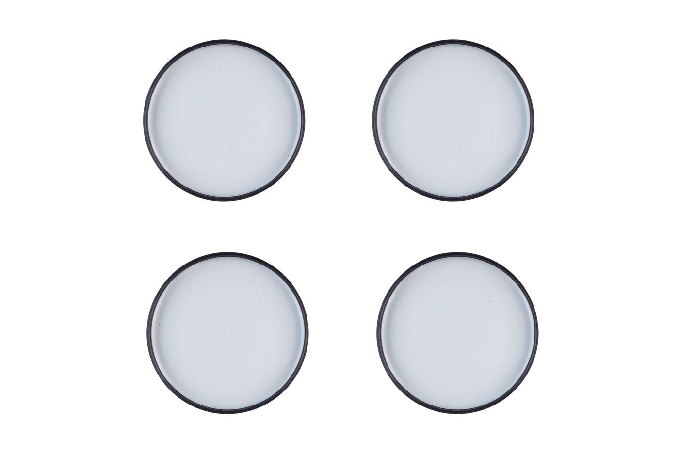 Gourmet Plate ø21.5cm - 4 pieces - onyx BJORN Black